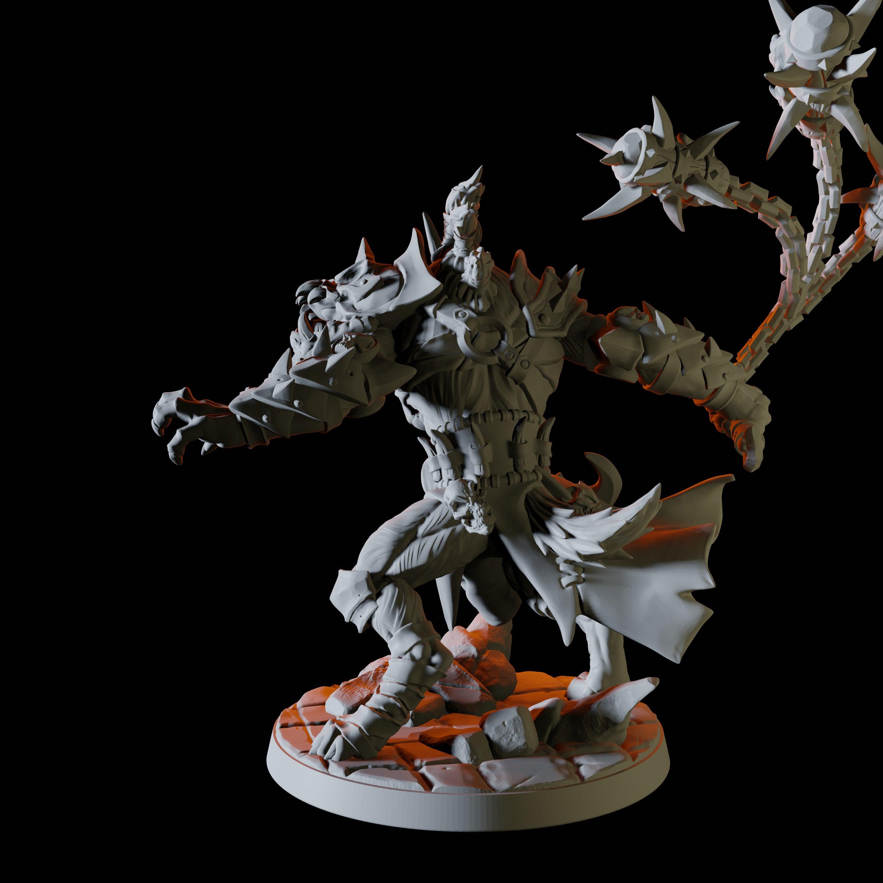 Gnoll Warrior Miniature for Dungeons and Dragons - Myth Forged