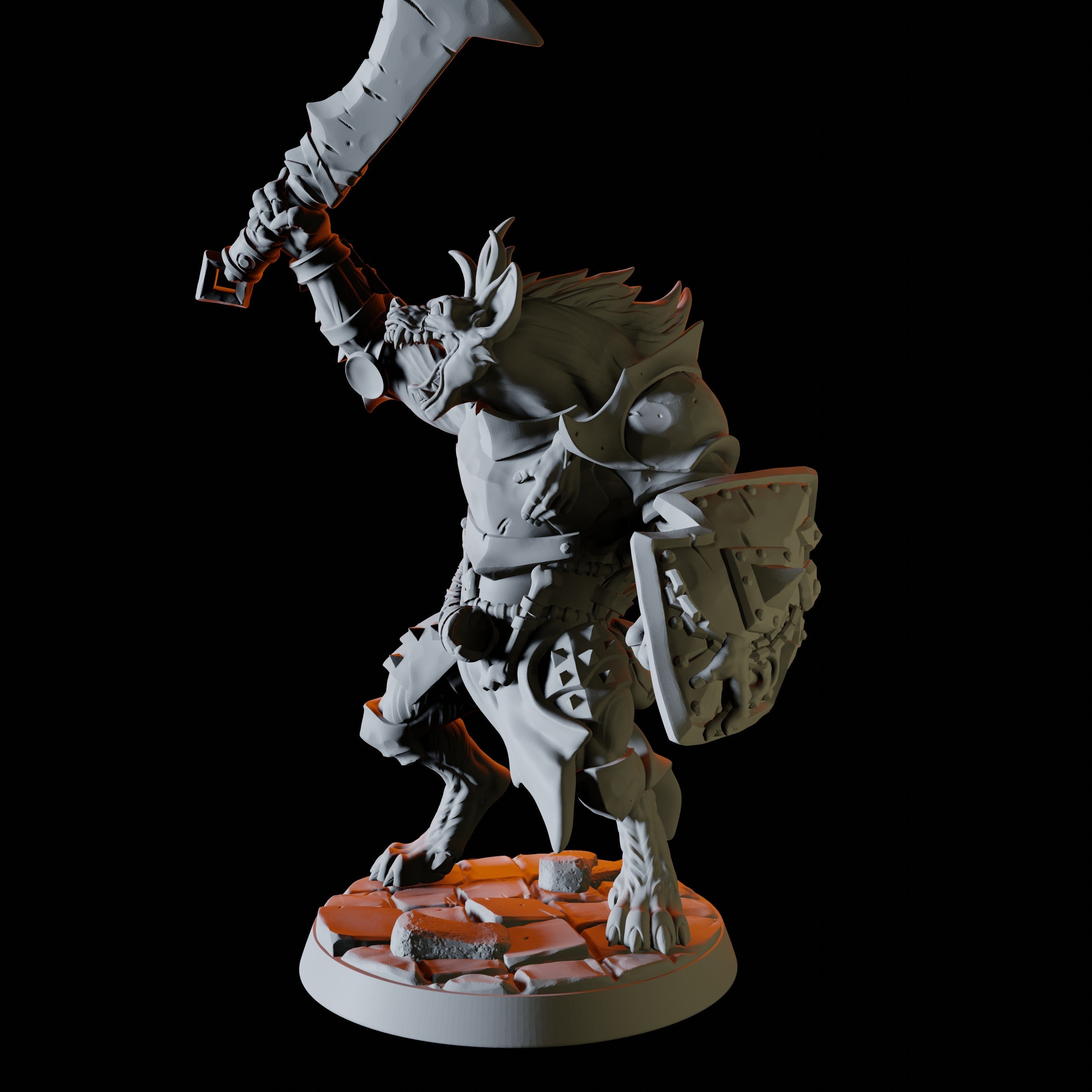 Gnoll Miniature for Dungeons and Dragons - Myth Forged