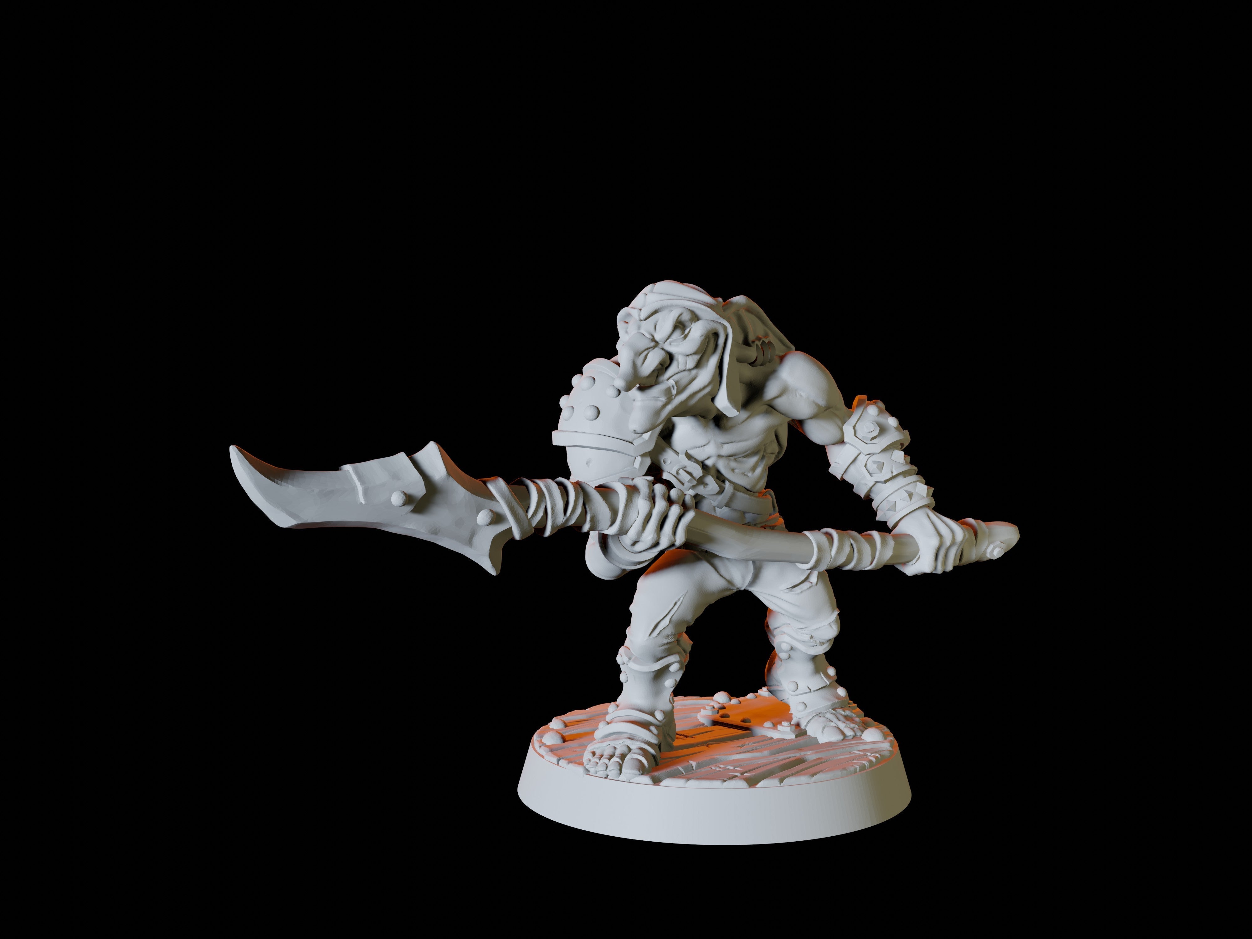 Goblin Army - Six Soldiers Miniature for Dungeons and Dragons, Pathfinder or other TTRPGs