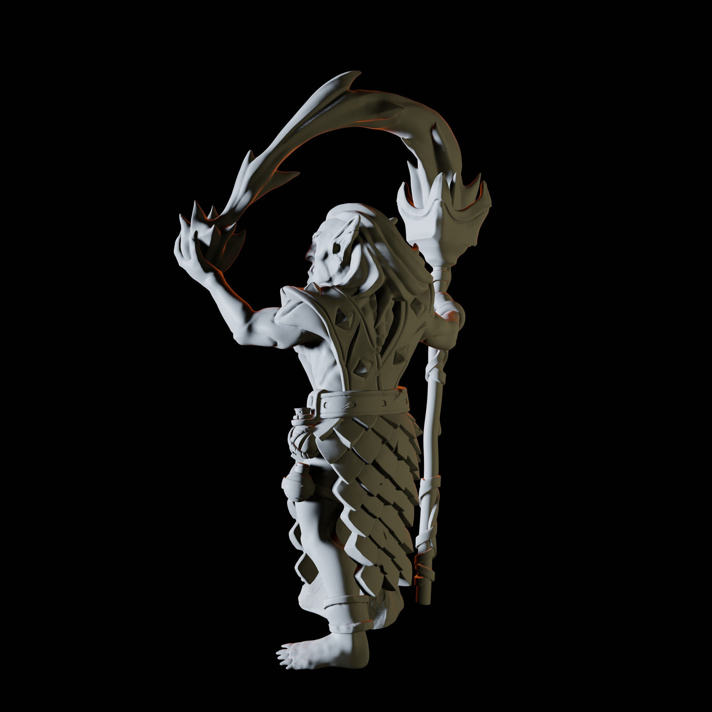 Goblin Sorcerer Miniature for Dungeons and Dragons, Pathfinder or other TTRPGs