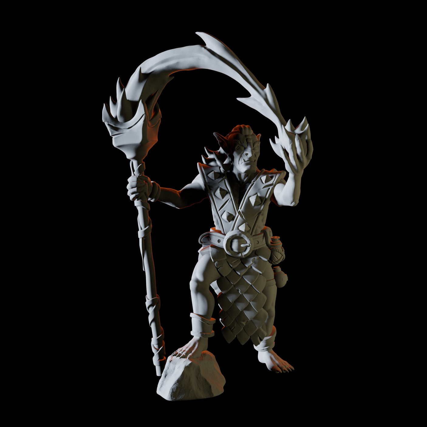 Goblin Sorcerer Miniature for Dungeons and Dragons, Pathfinder or other TTRPGs
