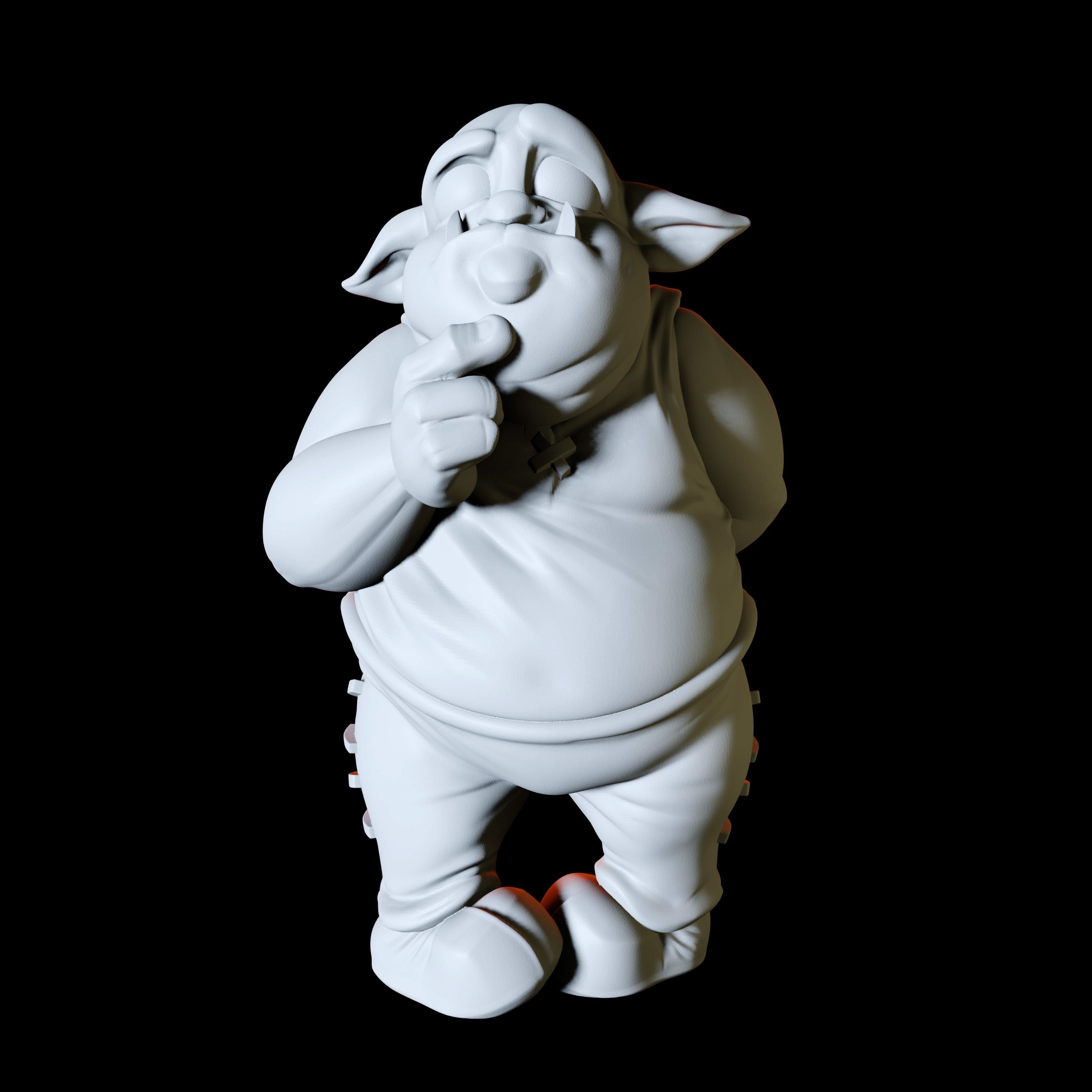 Half Orc Child Miniature for Dungeons and Dragons - Myth Forged