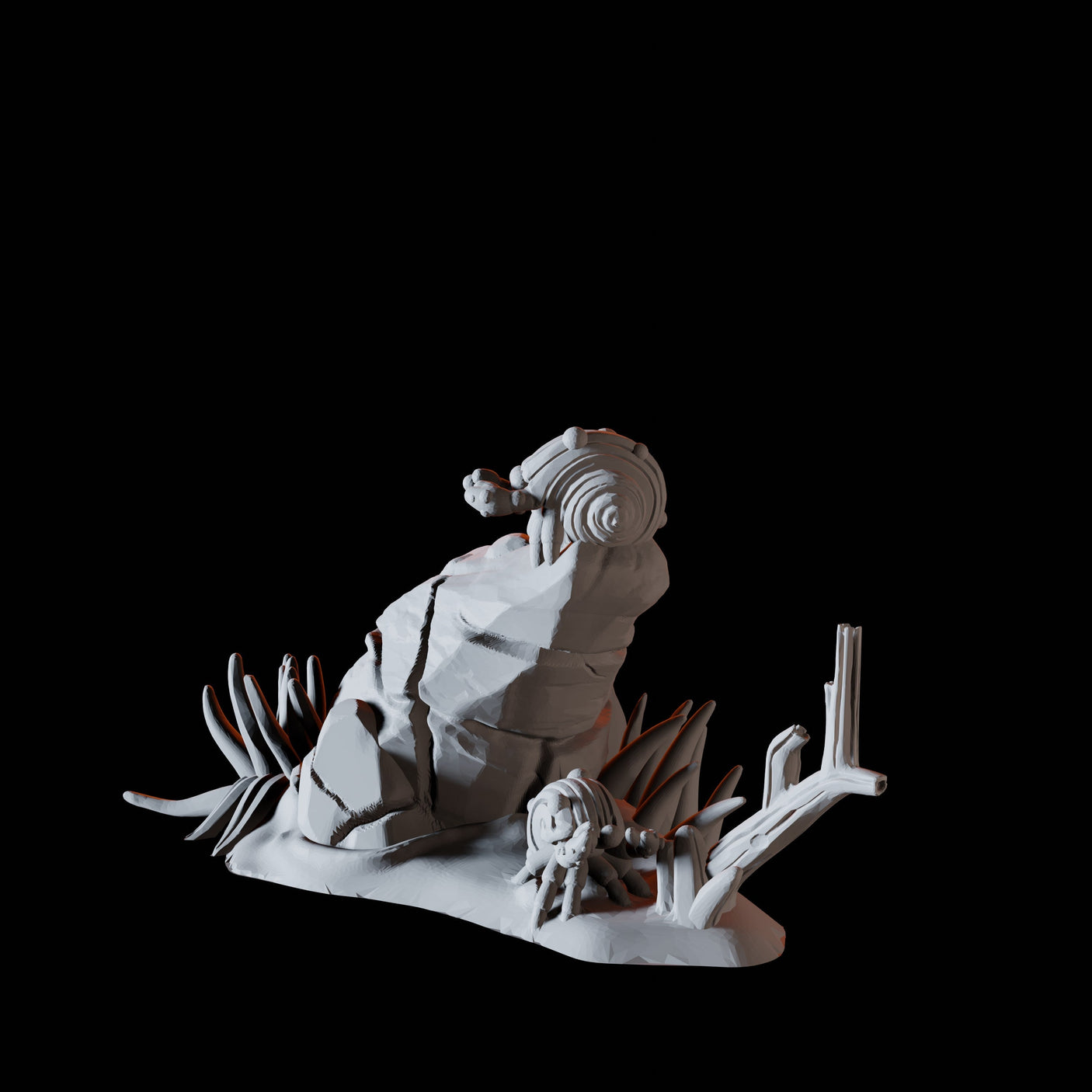 Hermit Crabs Miniature for Dungeons and Dragons, Pathfinder or other TTRPGs