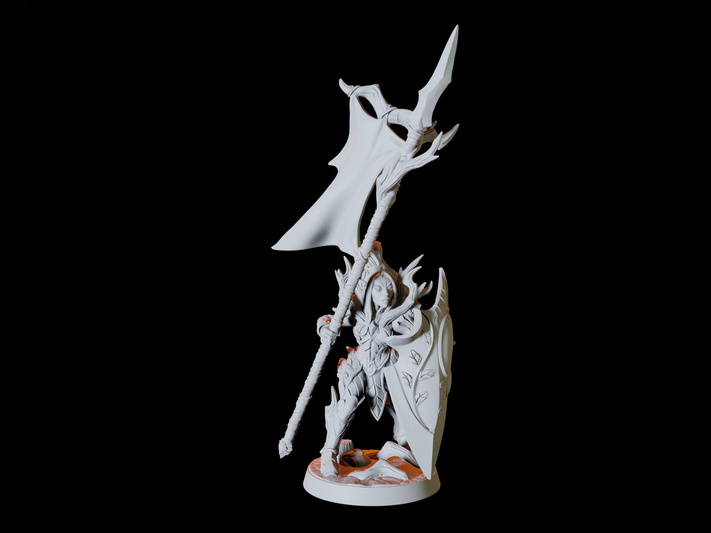 High Elf Army - Six Soldiers Miniature for Dungeons and Dragons, Pathfinder or other TTRPGs