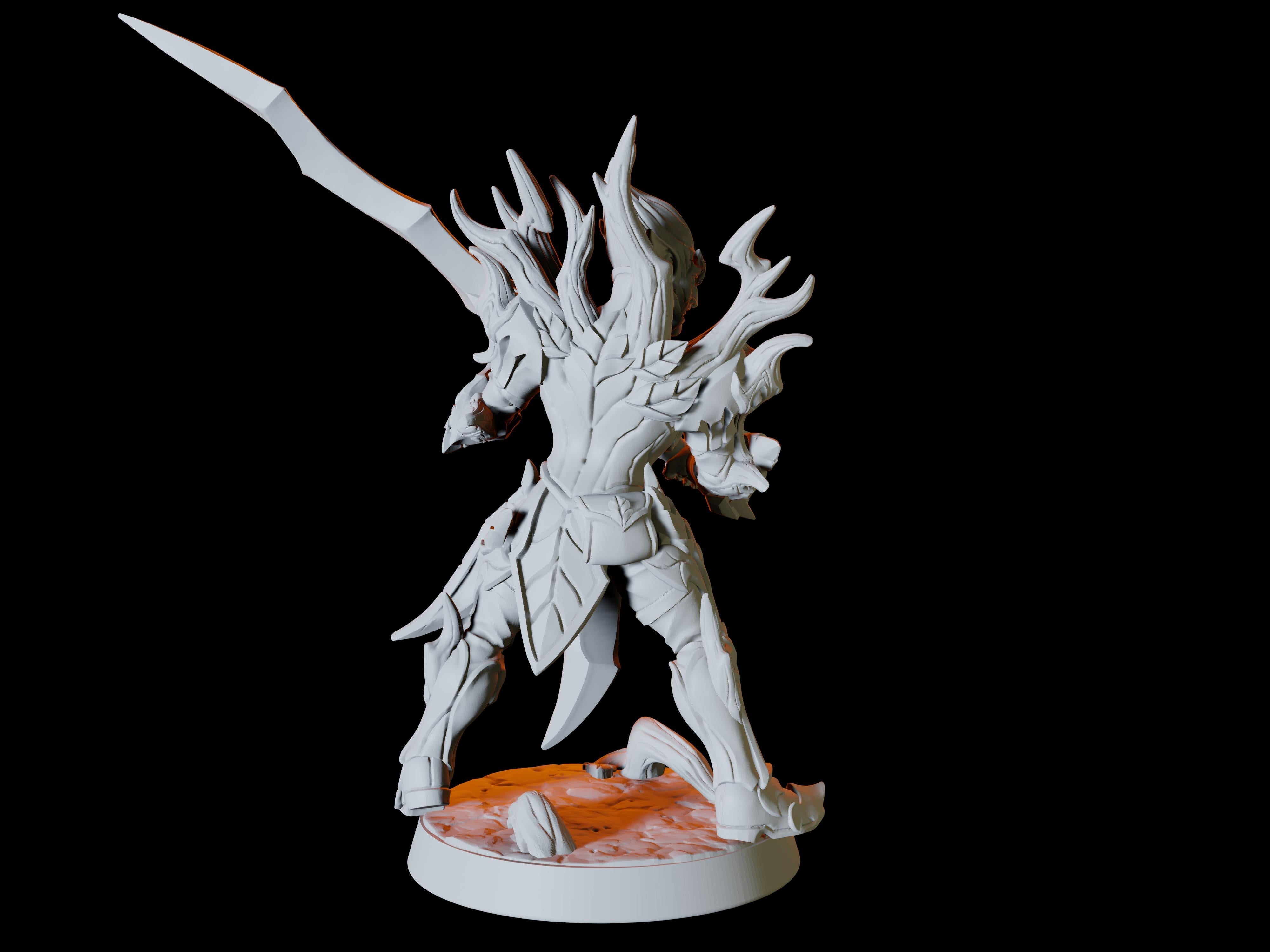 Six Elf Miniatures for Dungeons and Dragons - Myth Forged