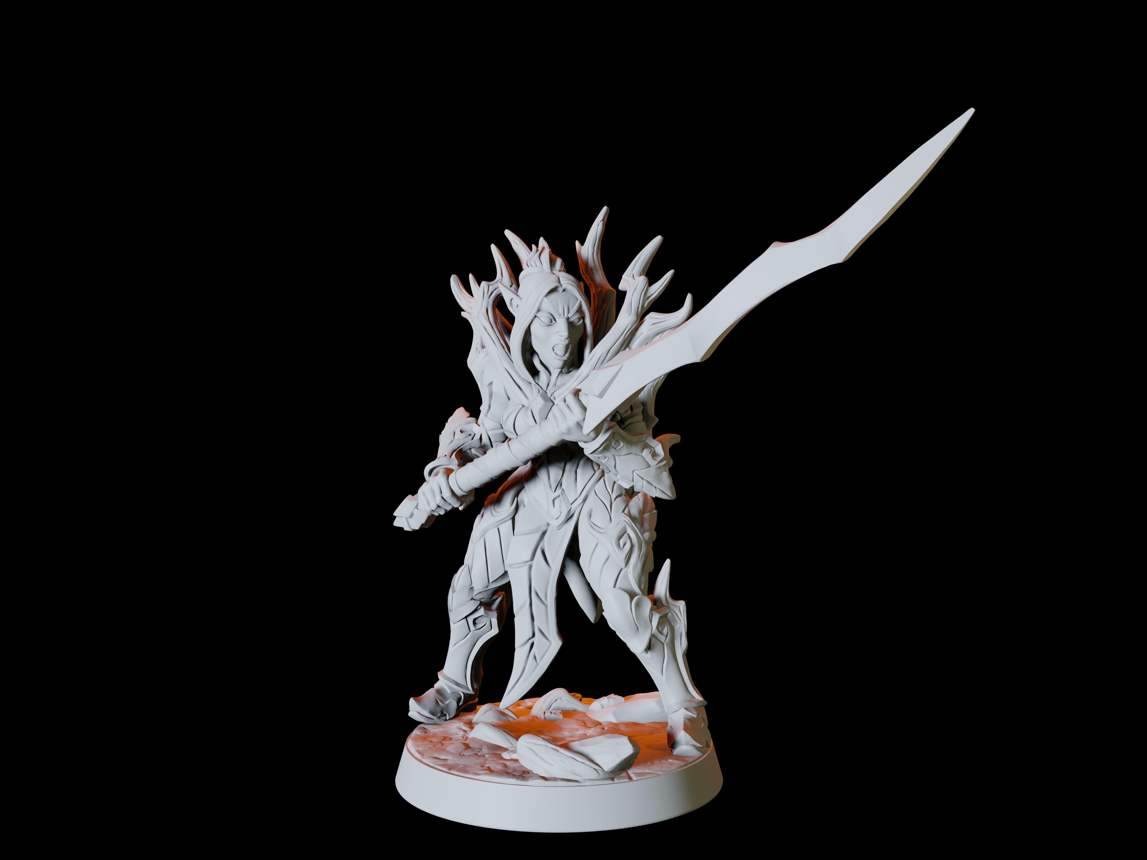 Six Elf Miniatures for Dungeons and Dragons - Myth Forged