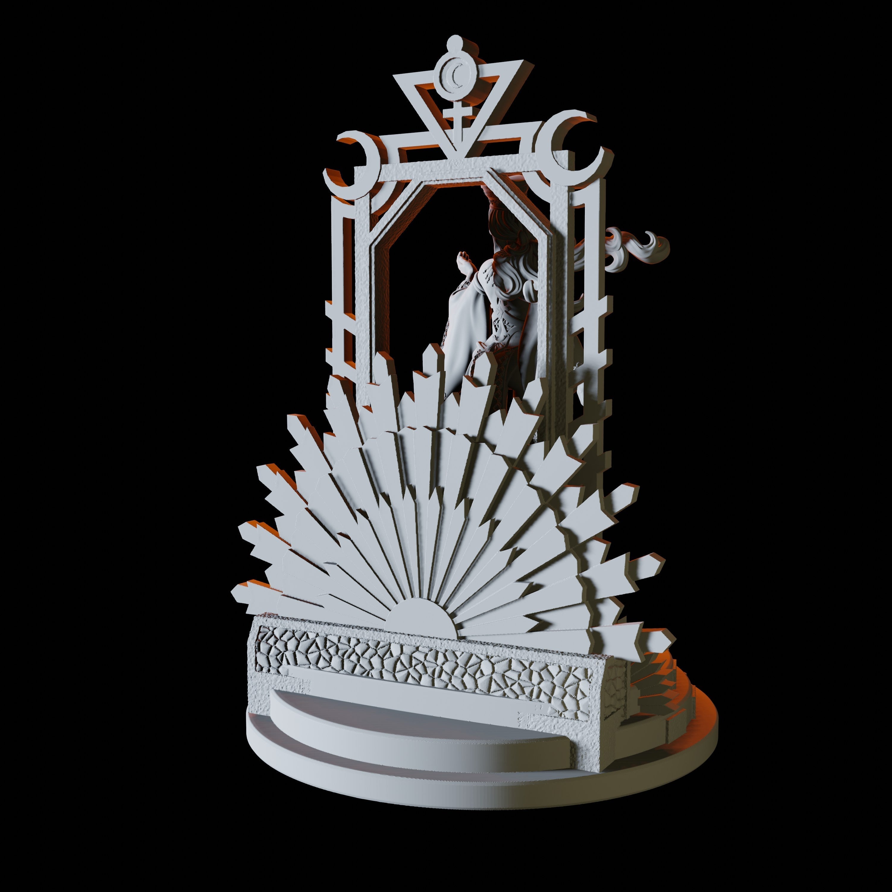 High Priestess Miniature for Dungeons and Dragons - Myth Forged