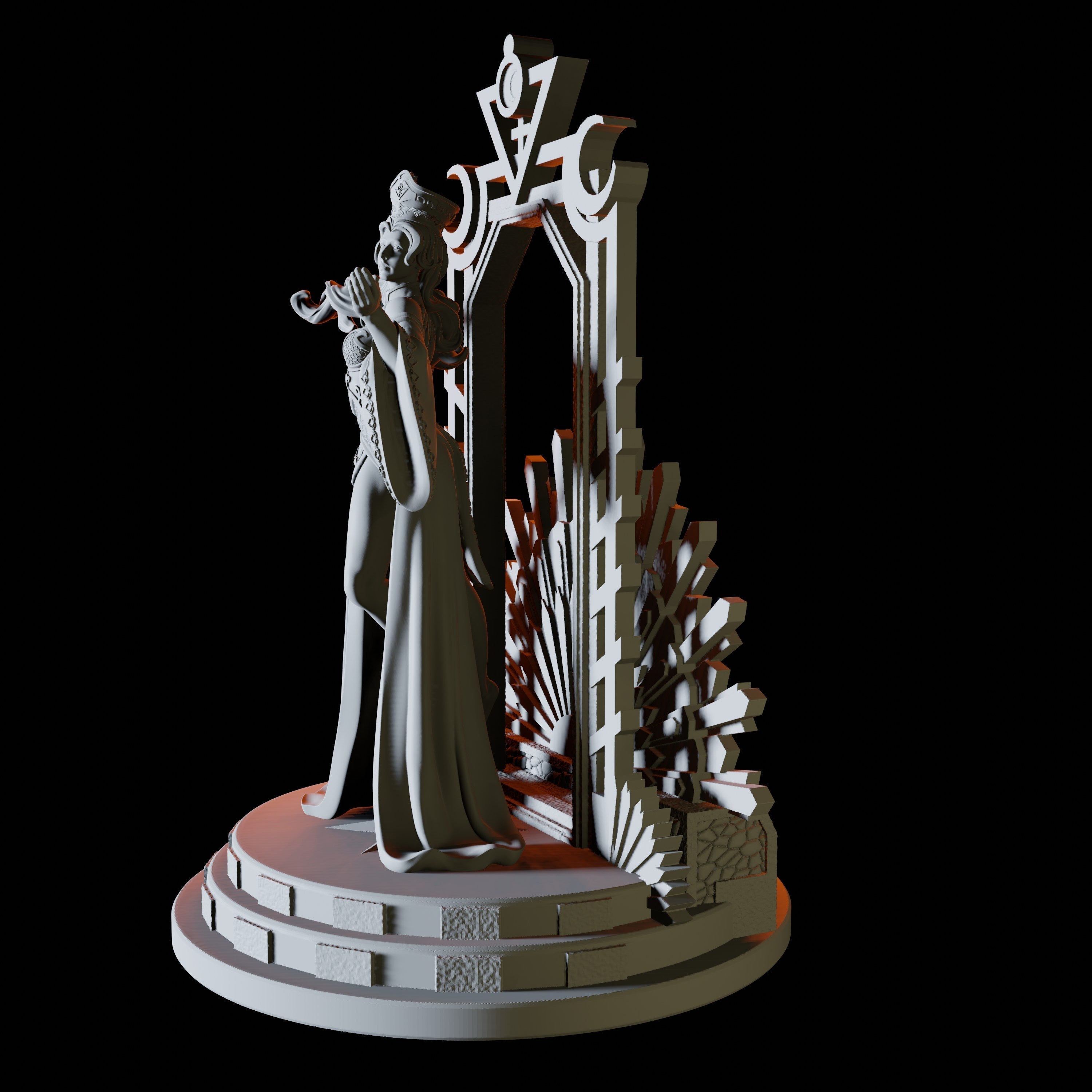 High Priestess Miniature for Dungeons and Dragons - Myth Forged