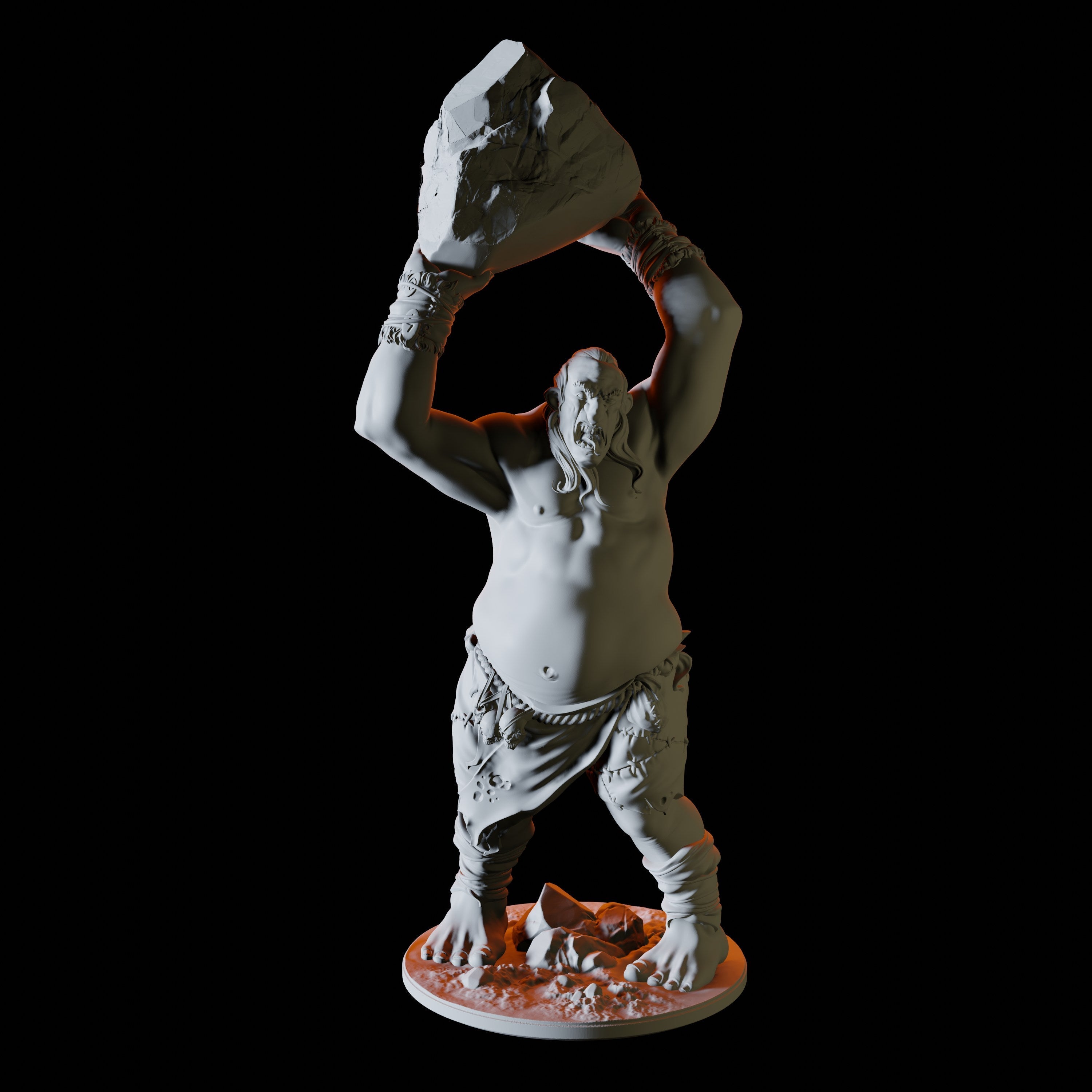Hill Giant Miniature for Dungeons and Dragons - Myth Forged