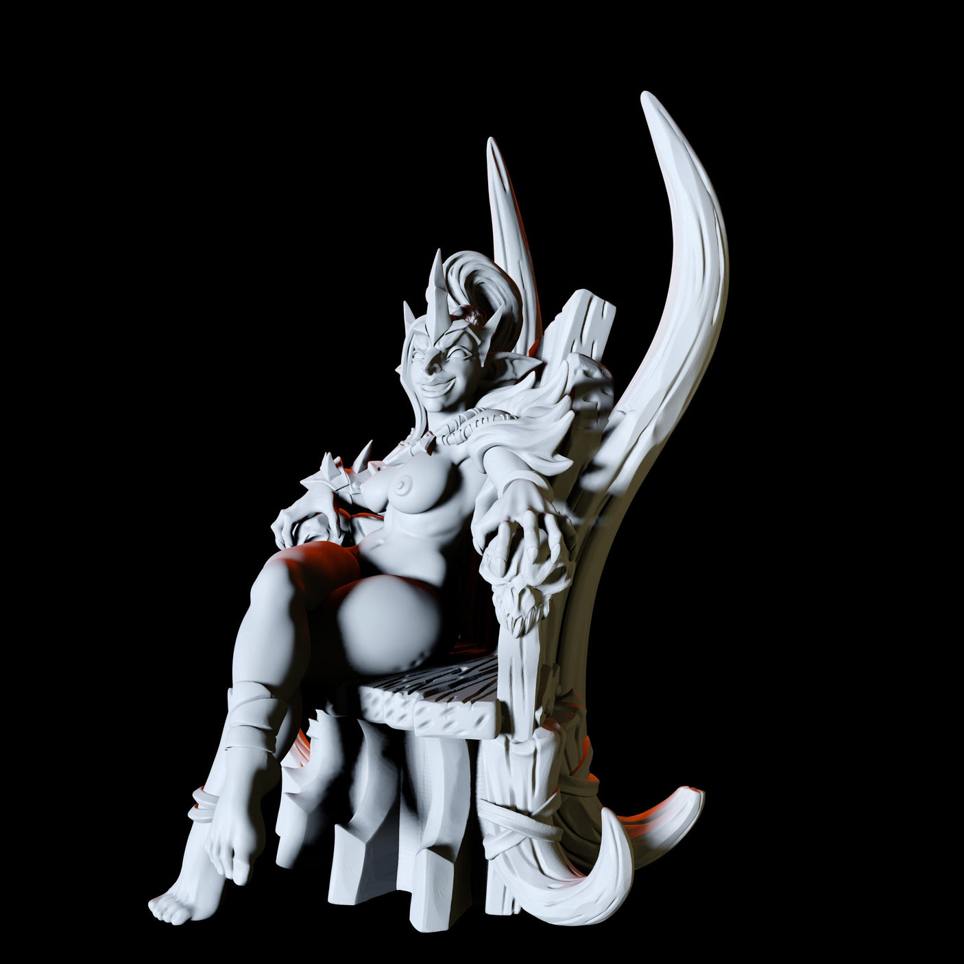 Hobgoblin Pinup Miniature for Dungeons and Dragons, Pathfinder or other TTRPGs