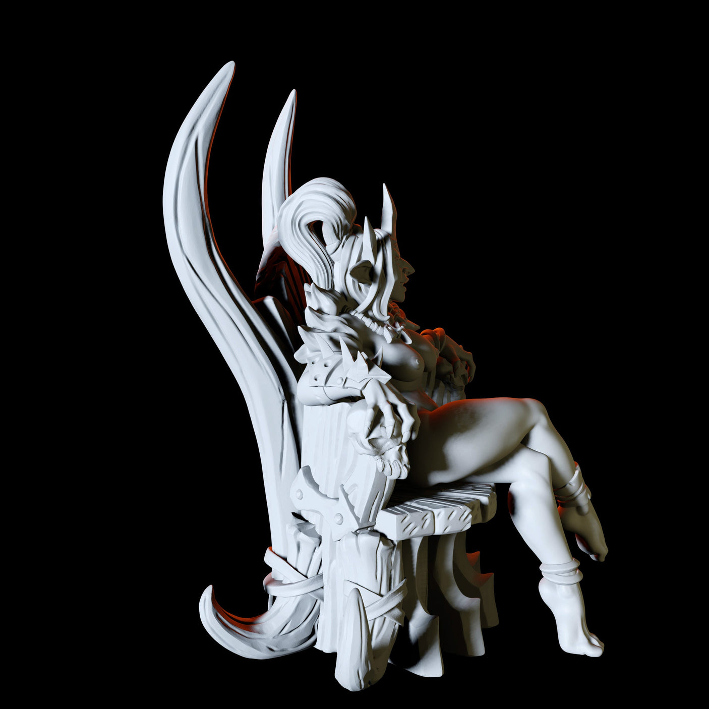 Hobgoblin Pinup Miniature for Dungeons and Dragons, Pathfinder or other TTRPGs