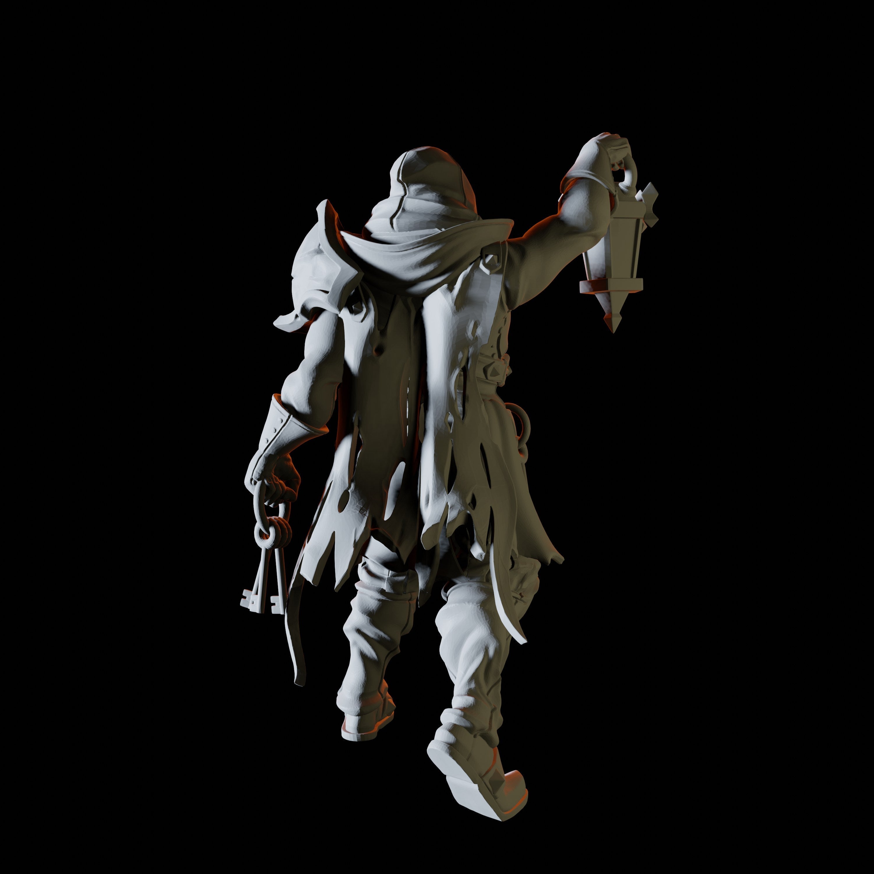 Hooded Jailor Miniature for Dungeons and Dragons - Myth Forged