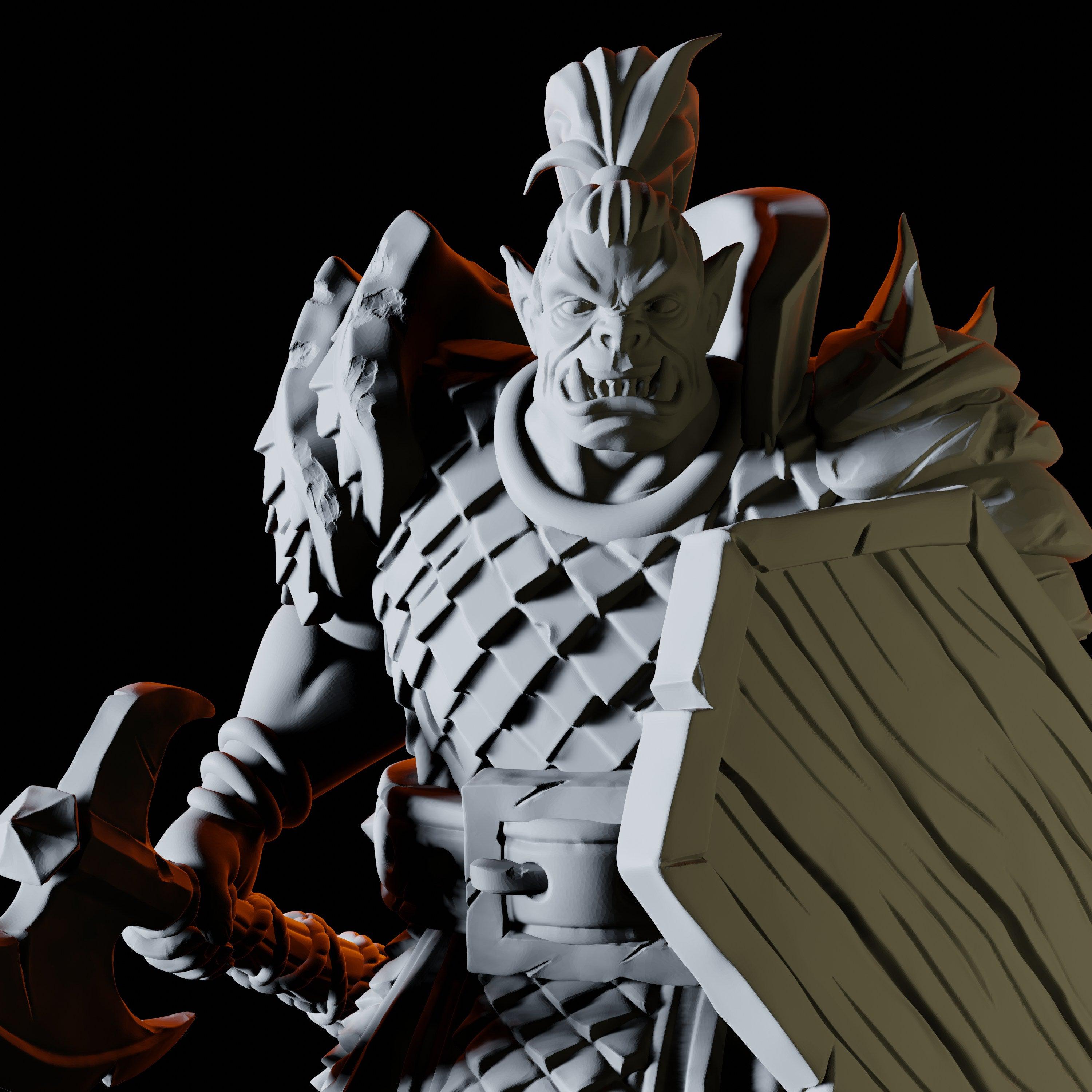 Hulking Orc Miniature for Dungeons and Dragons - Myth Forged