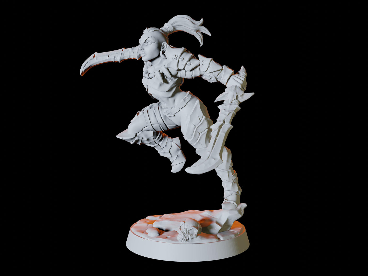 Human Bandit Army - Six Bandits Miniature for Dungeons and Dragons, Pathfinder or other TTRPGs