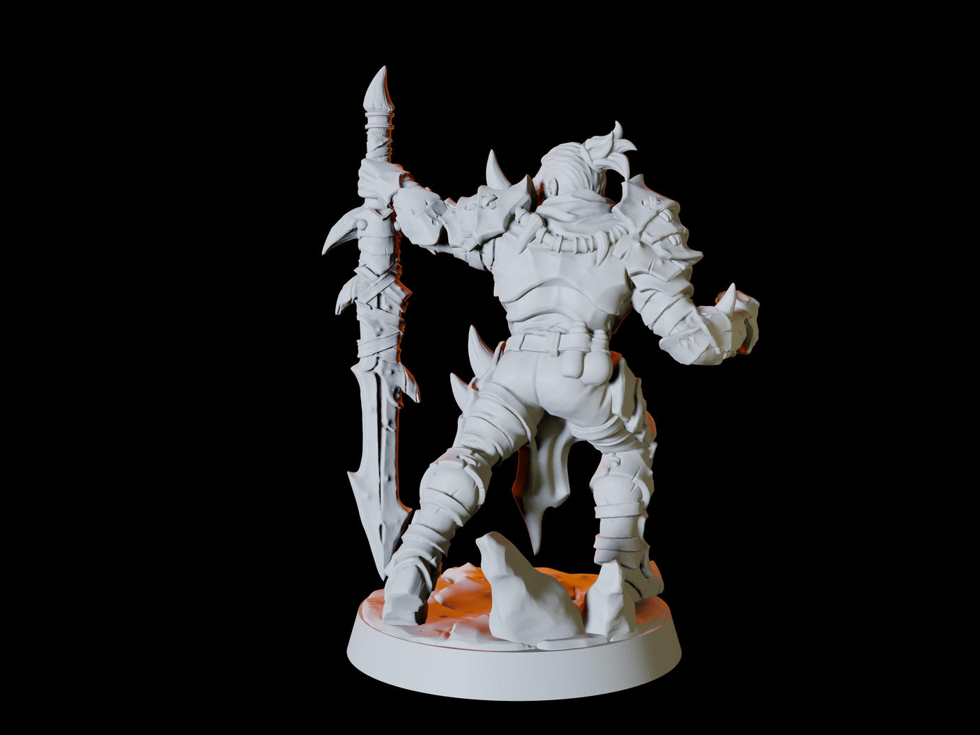 Human Bandit Army - Six Bandits Miniature for Dungeons and Dragons, Pathfinder or other TTRPGs