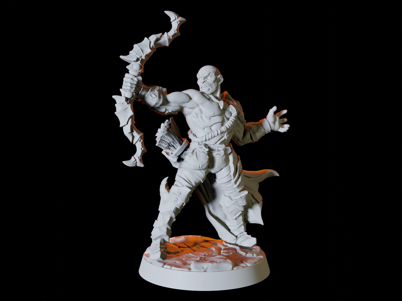 Human Bandit Army - Six Bandits Miniature for Dungeons and Dragons, Pathfinder or other TTRPGs