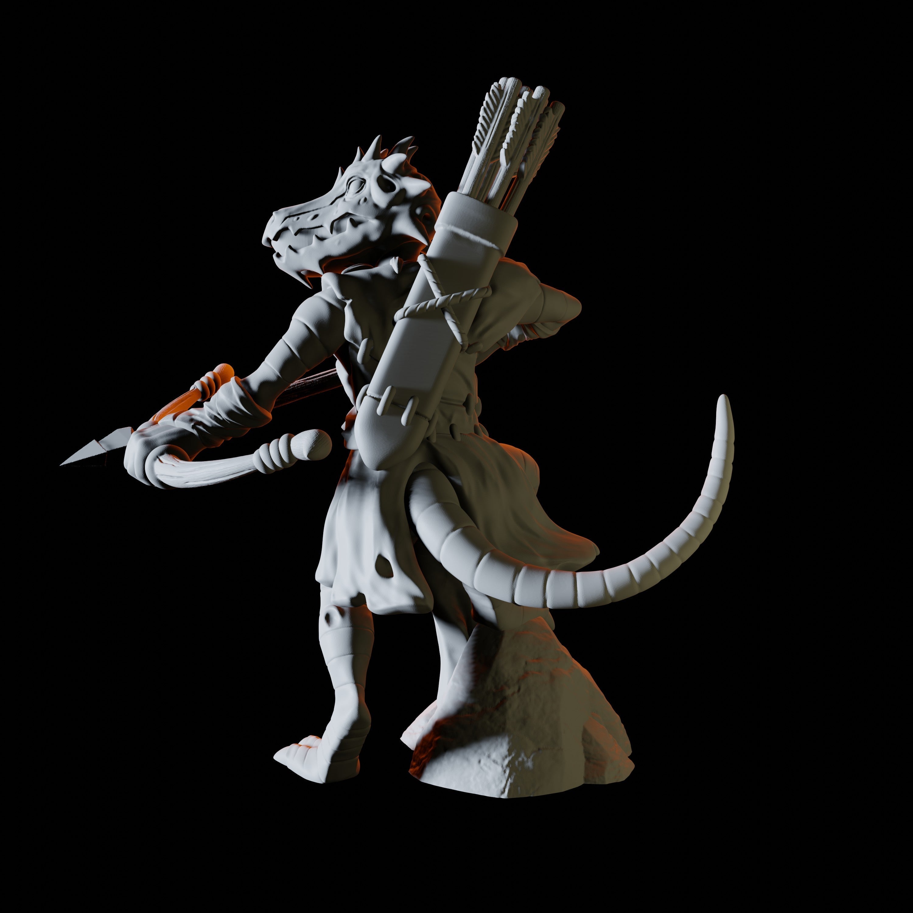 Kobold Archer Miniature for Dungeons and Dragons - Myth Forged
