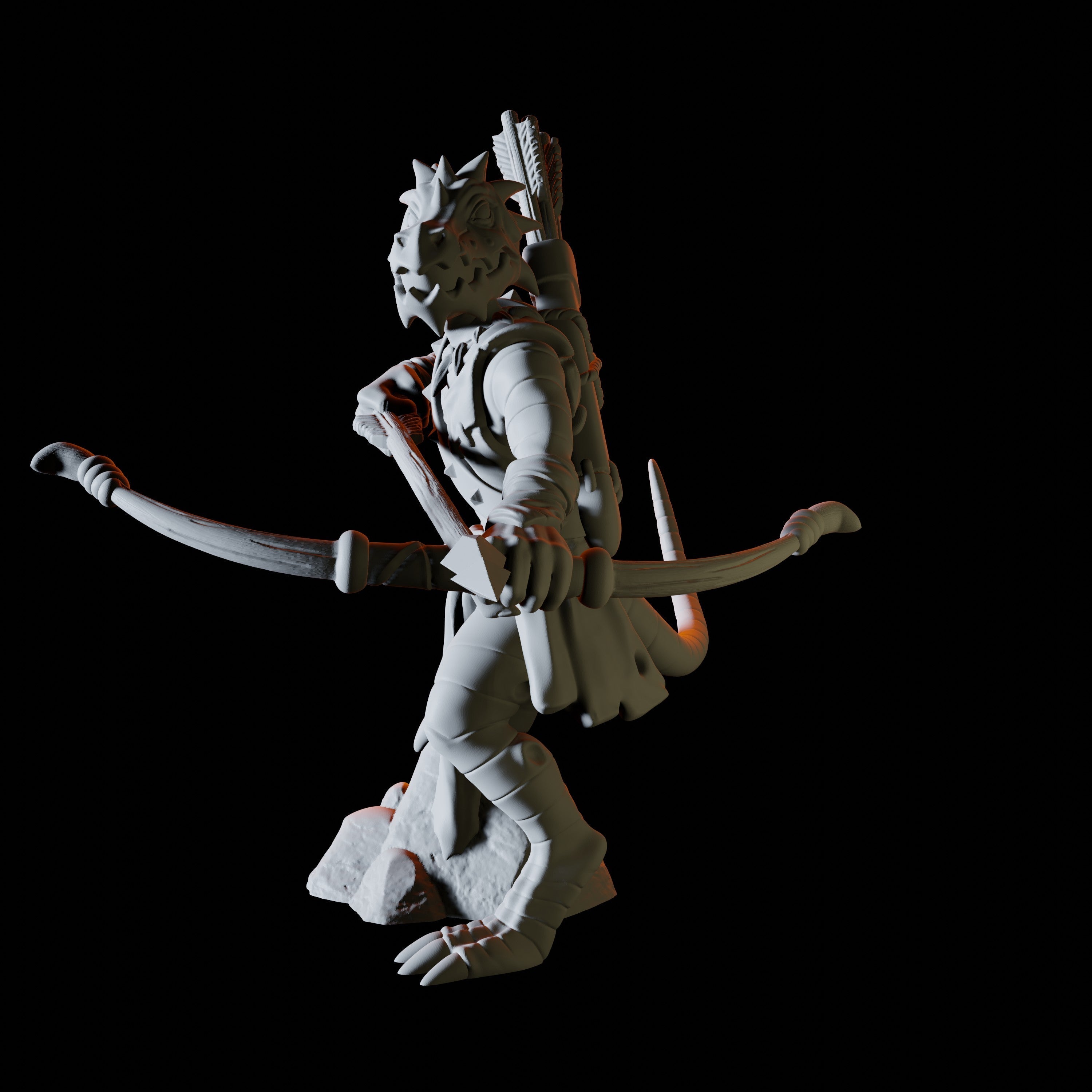 Kobold Archer Miniature for Dungeons and Dragons - Myth Forged