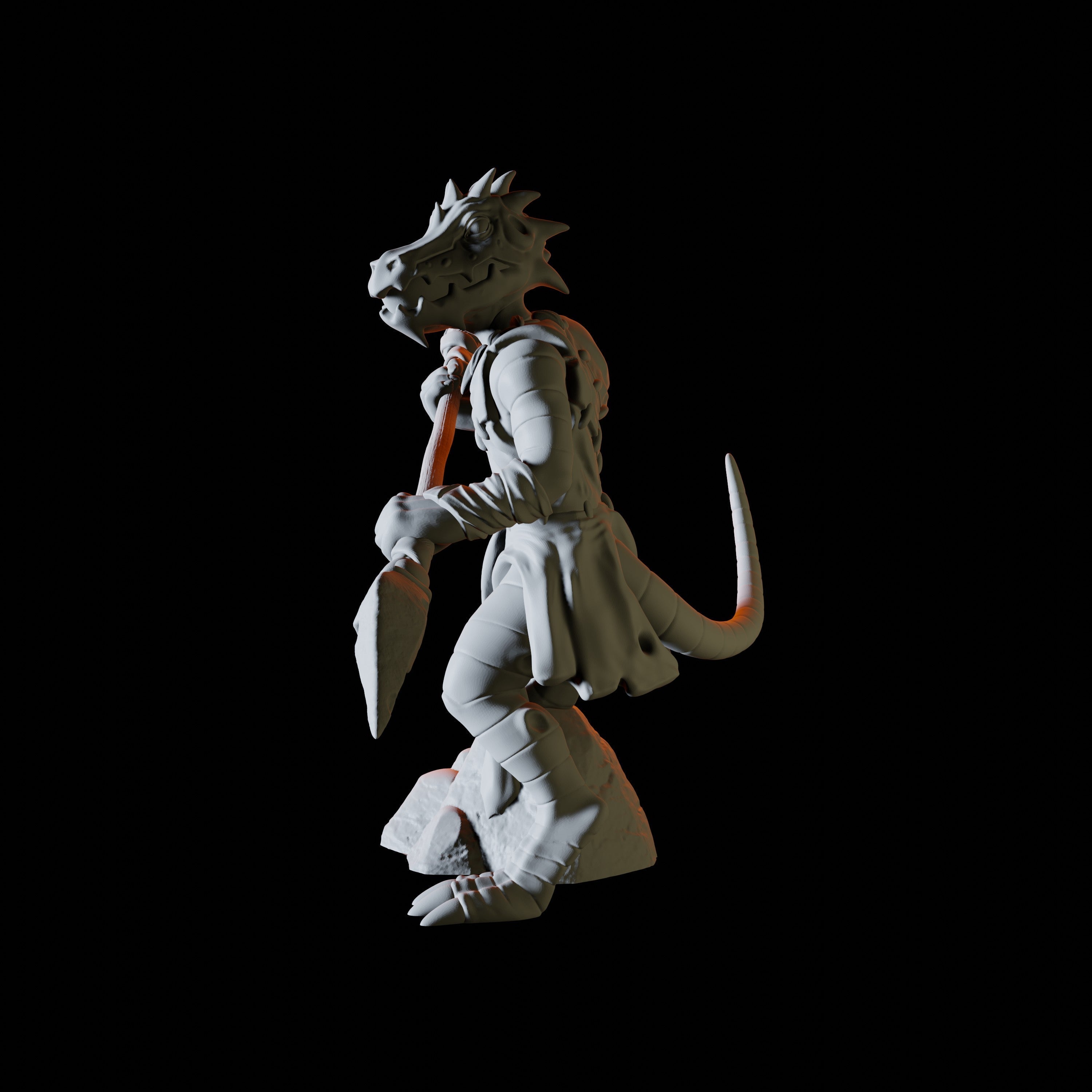 Kobold Fighter Miniature for Dungeons and Dragons - Myth Forged