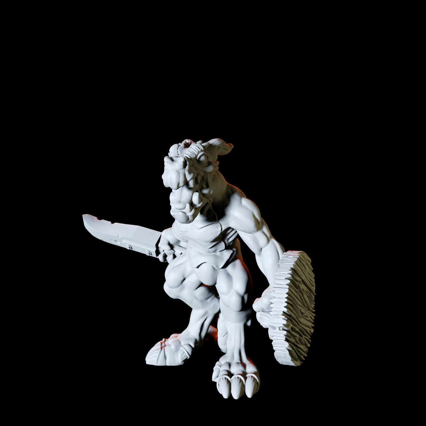 Kobold Swordsmen Miniature for Dungeons and Dragons, Pathfinder or other TTRPGs