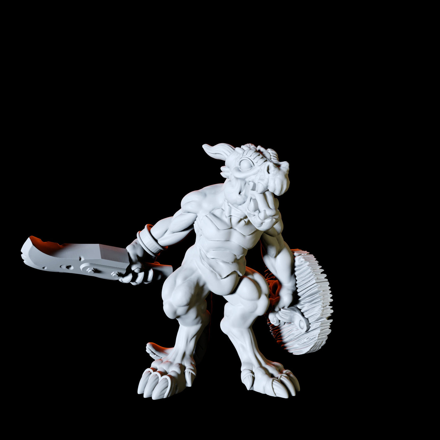 Kobold Swordsmen Miniature for Dungeons and Dragons, Pathfinder or other TTRPGs