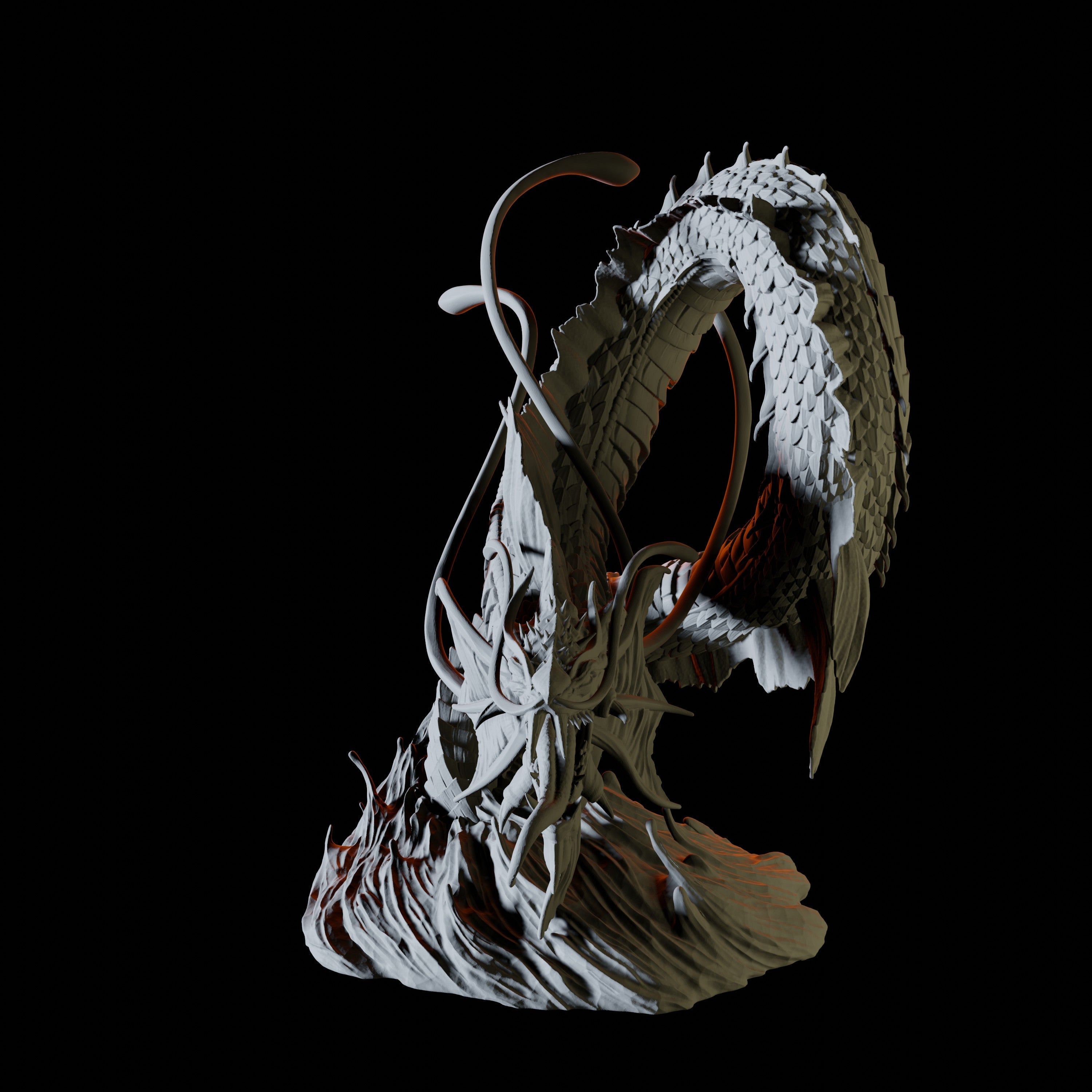 Leviathan Miniature for Dungeons and Dragons - Myth Forged