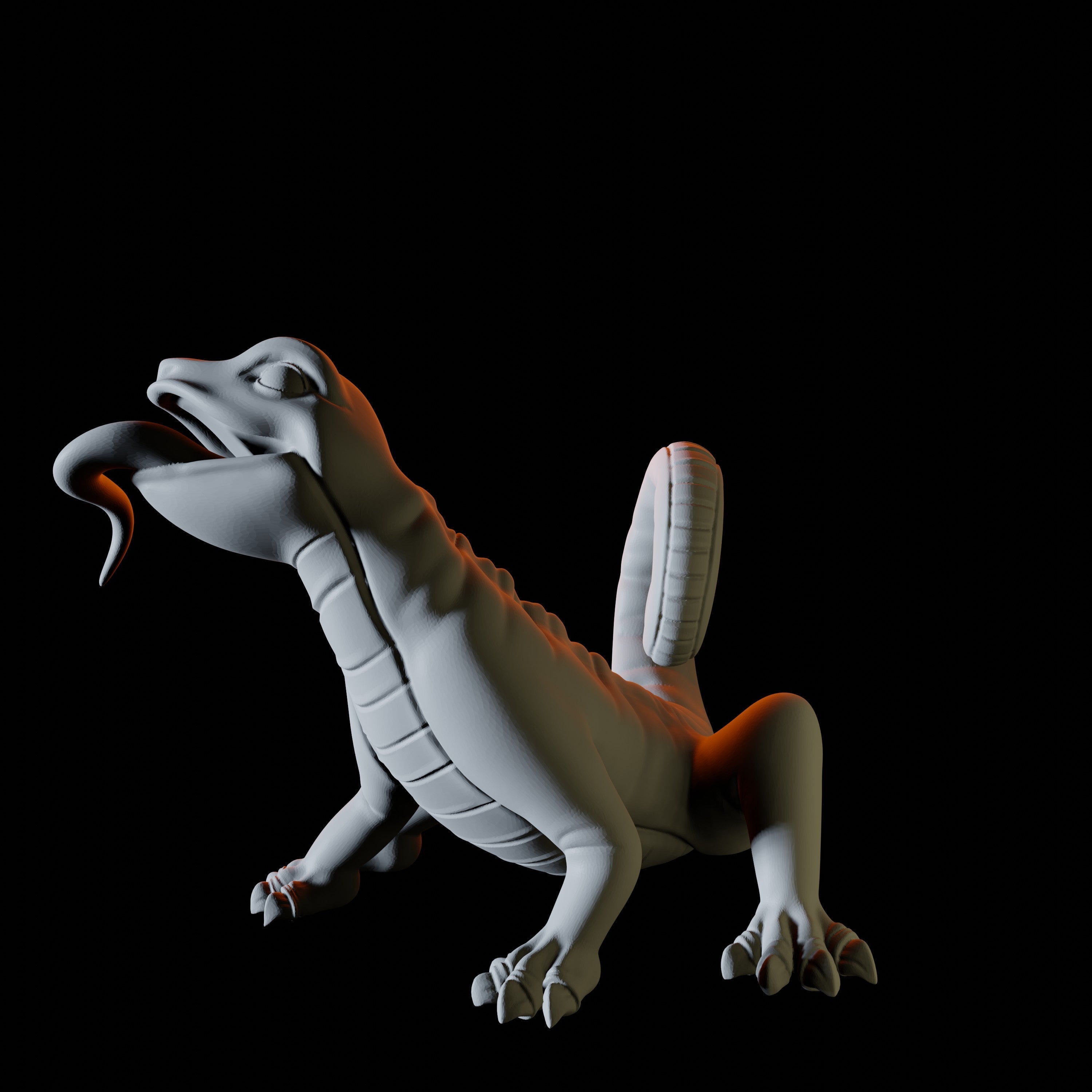 Lizard Familiar Miniature for Dungeons and Dragons | Myth Forged