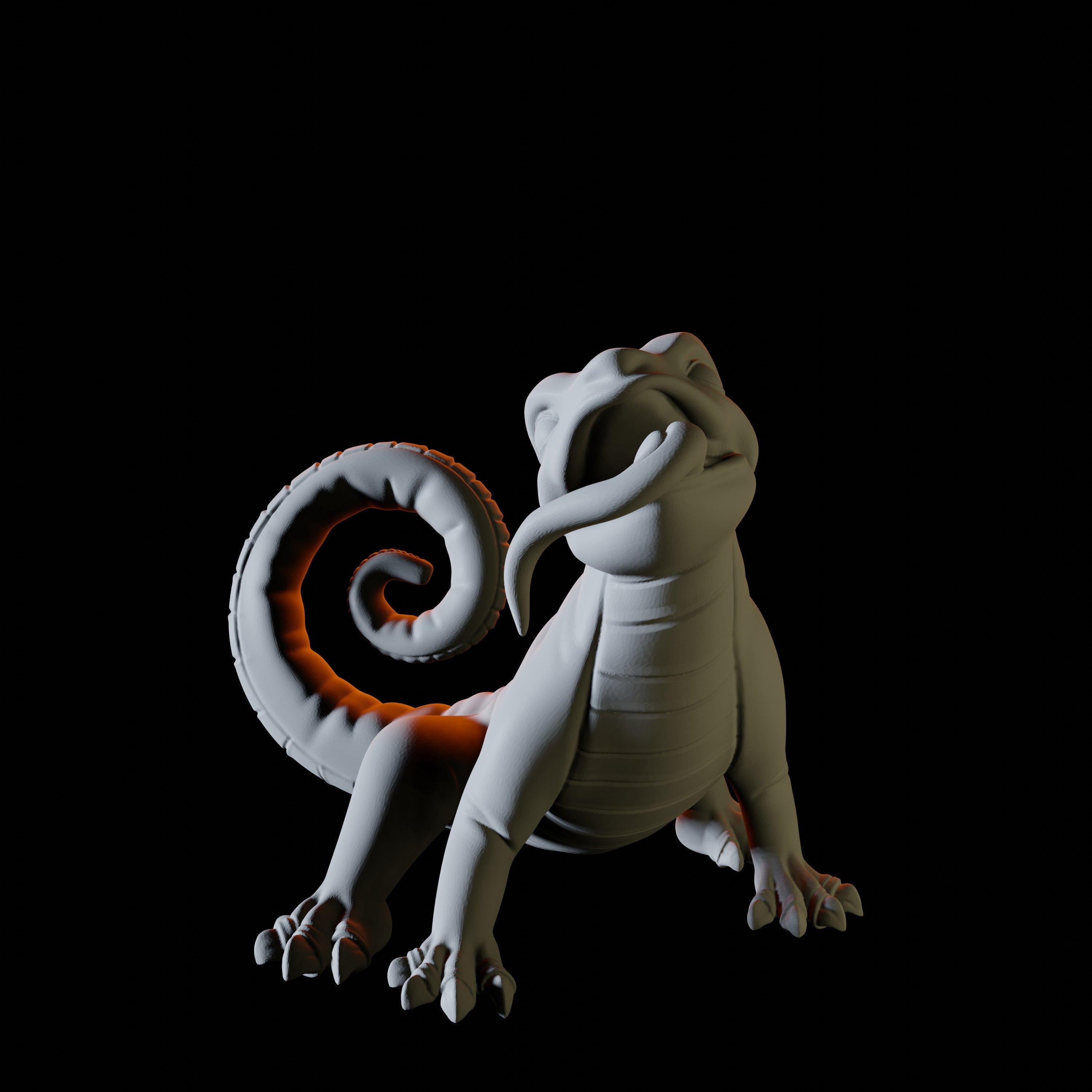 Lizard Familiar Miniature for Dungeons and Dragons | Myth Forged