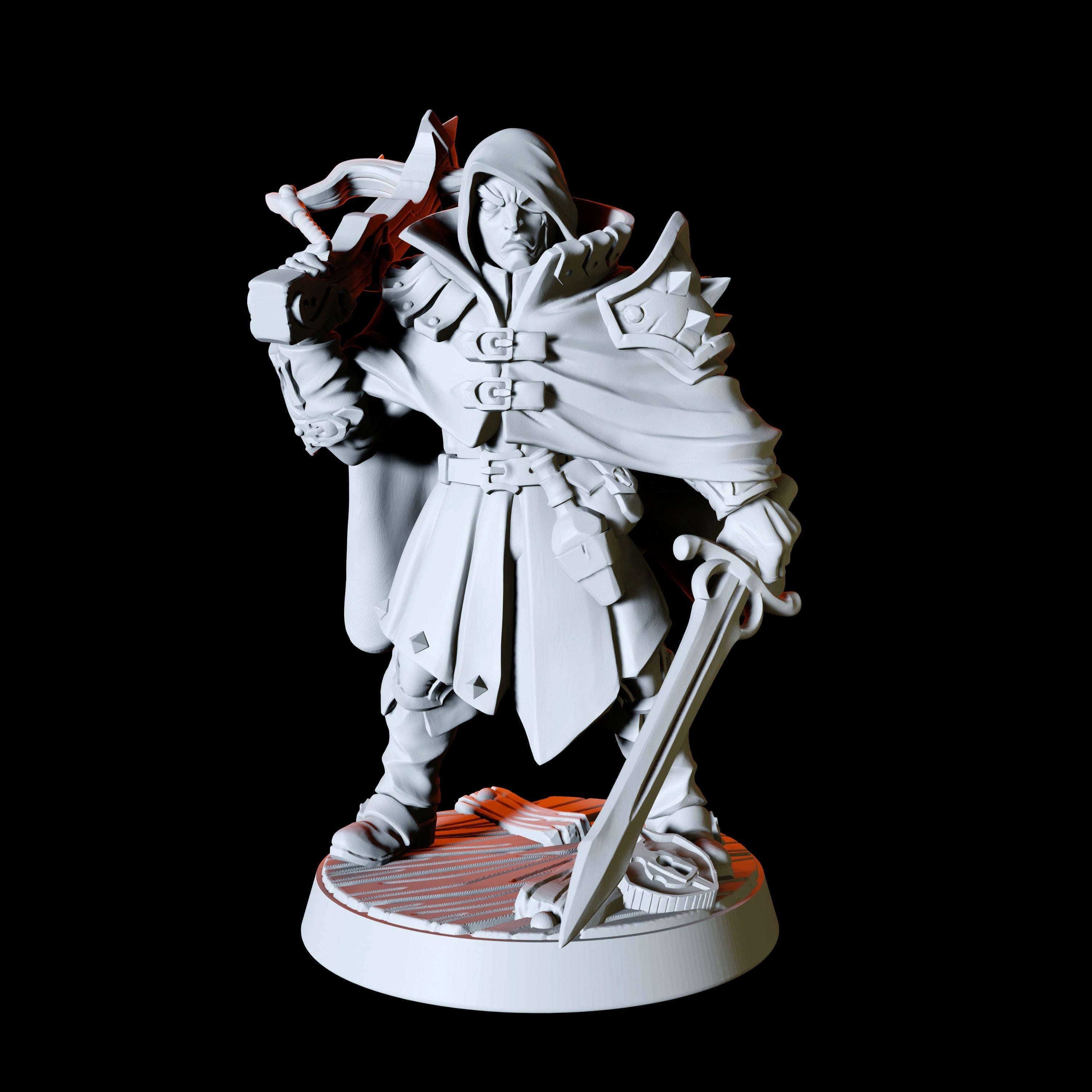 Human Master Thief Miniature for Dungeons and Dragons - Myth Forged