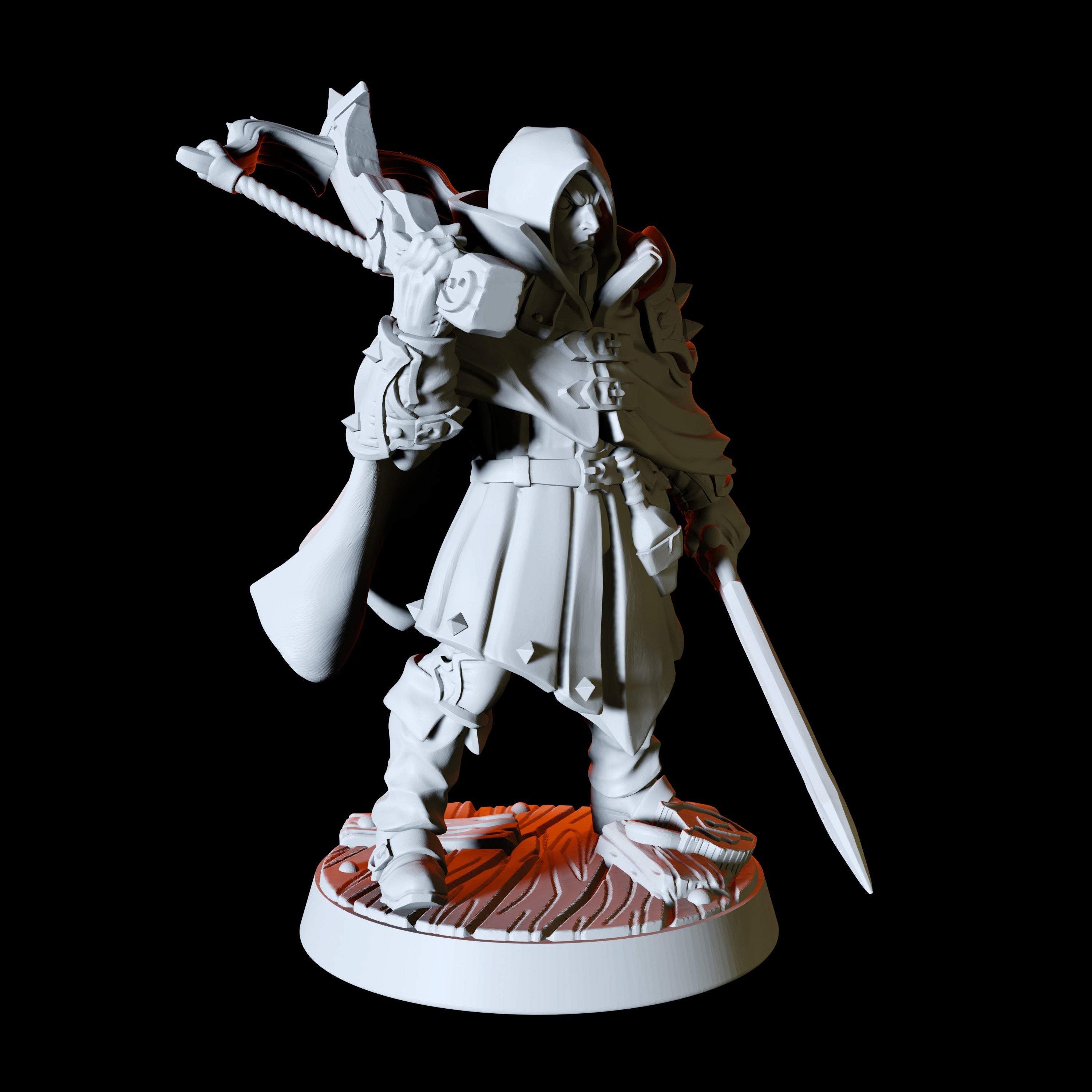 Human Master Thief Miniature for Dungeons and Dragons - Myth Forged