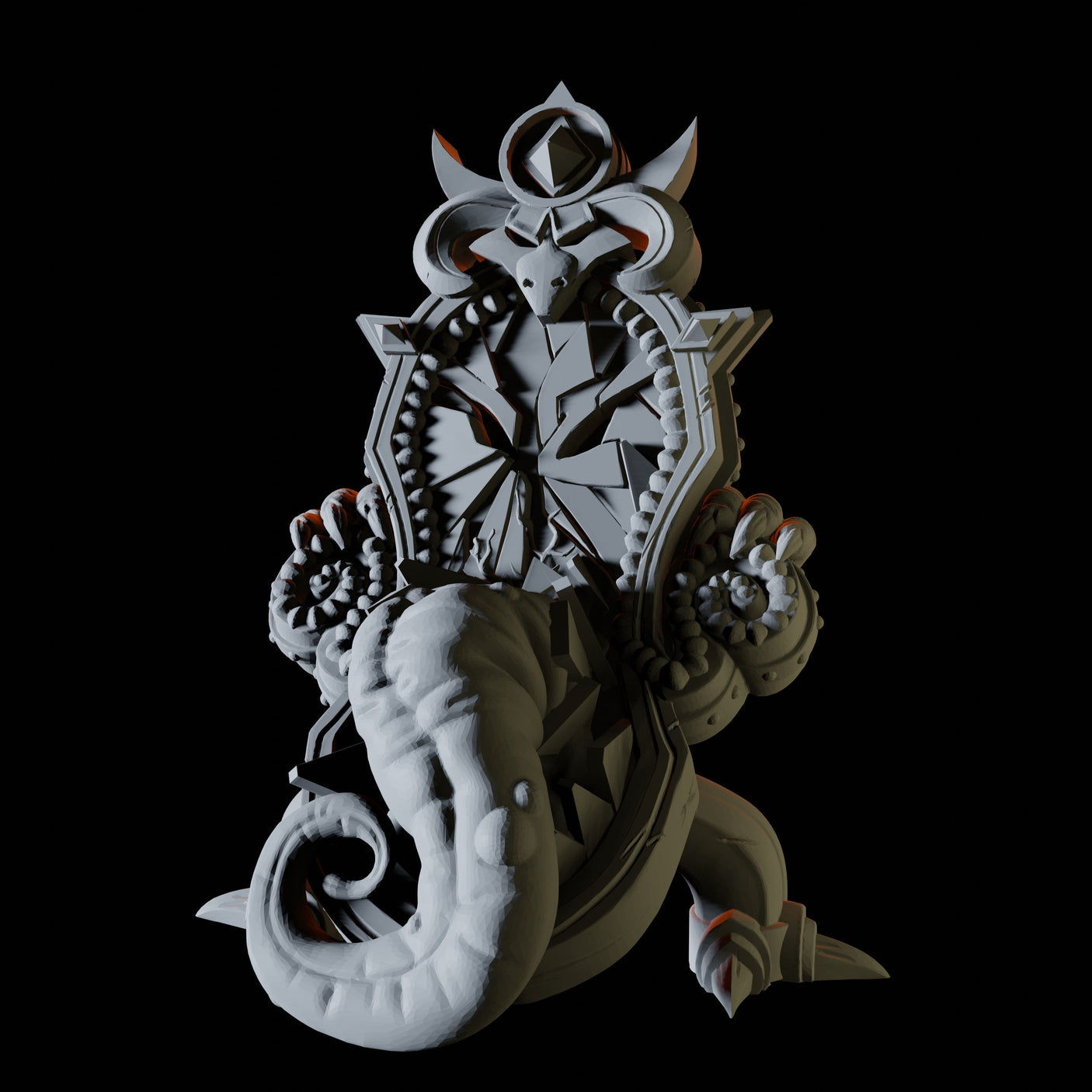 Mirror Mimic Miniature for Dungeons and Dragons, Pathfinder or other TTRPGs
