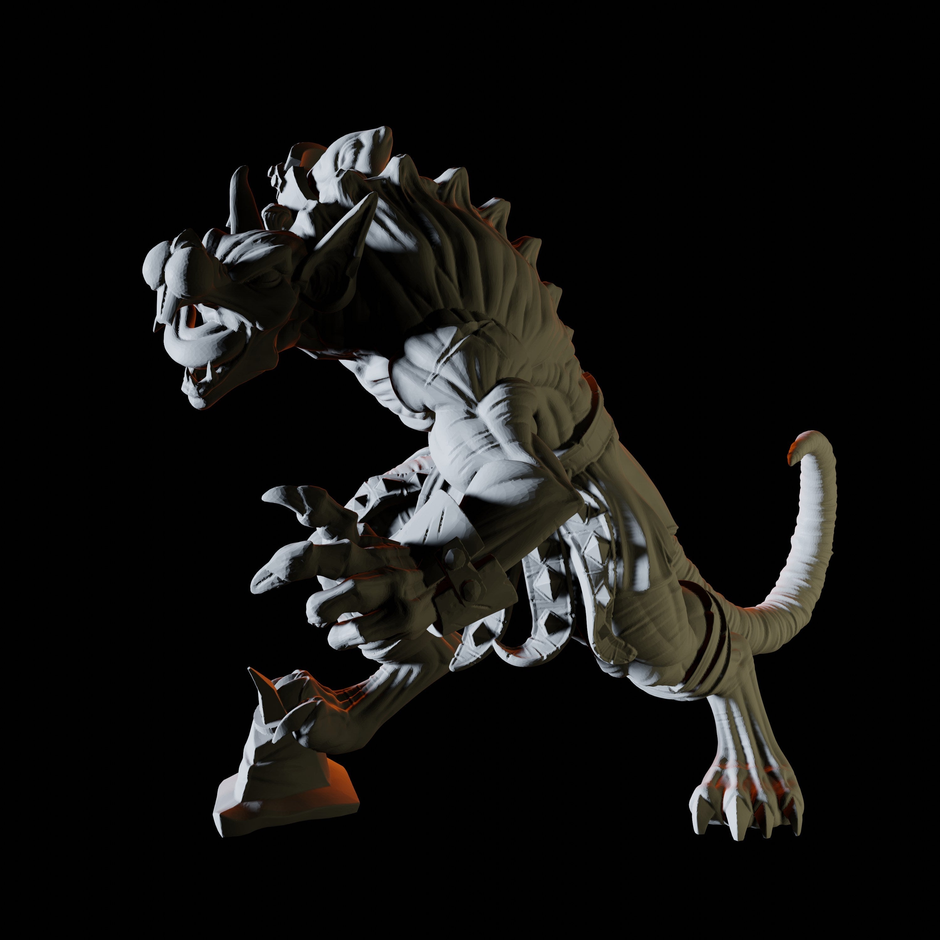 Mutant Ratfolk Monster Miniature for Dungeons and Dragons - Myth Forged