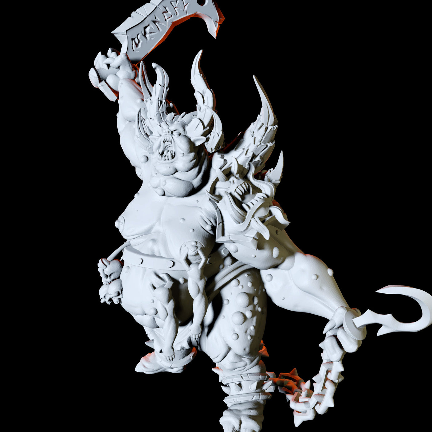 Nupperibo Devil Type B Miniature for Dungeons and Dragons, Pathfinder or other TTRPGs