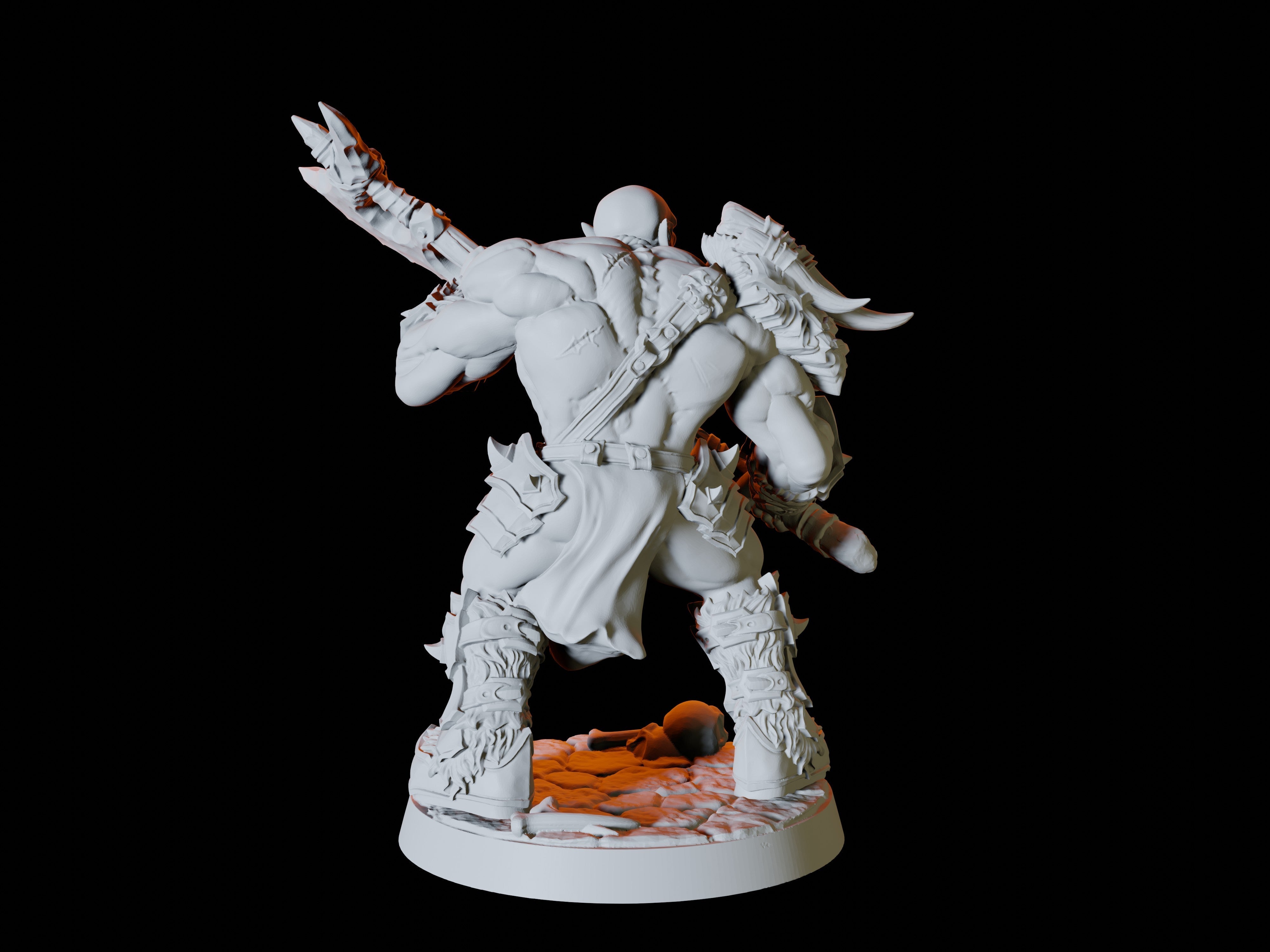 Six Orc Miniatures for Dungeons and Dragons - Myth Forged
