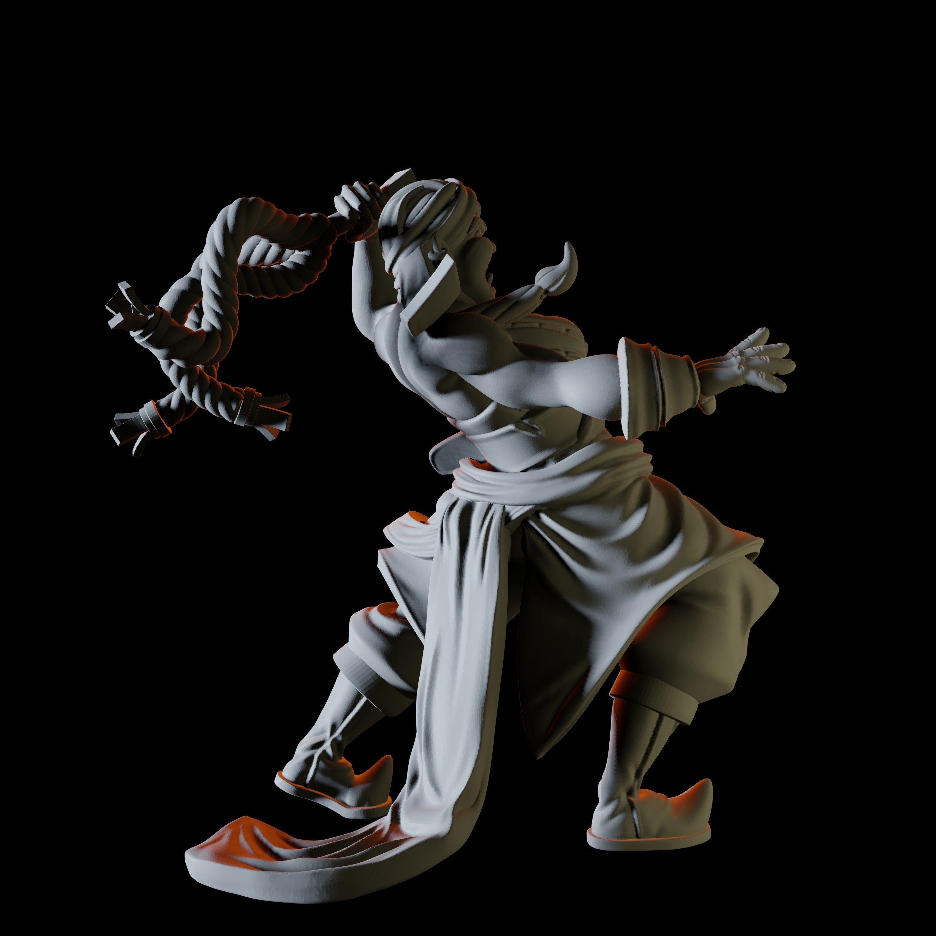 Orc Desert Bandit Miniature for Dungeons and Dragons - Myth Forged