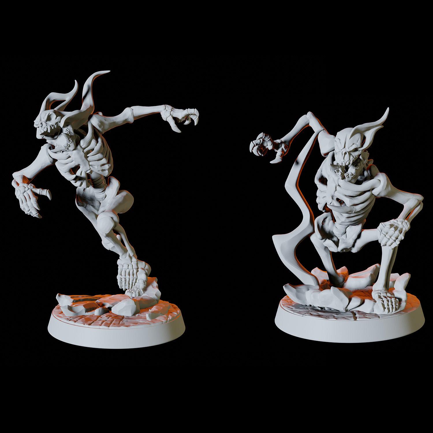 Orc Skeletons Miniature for Dungeons and Dragons - Myth Forged