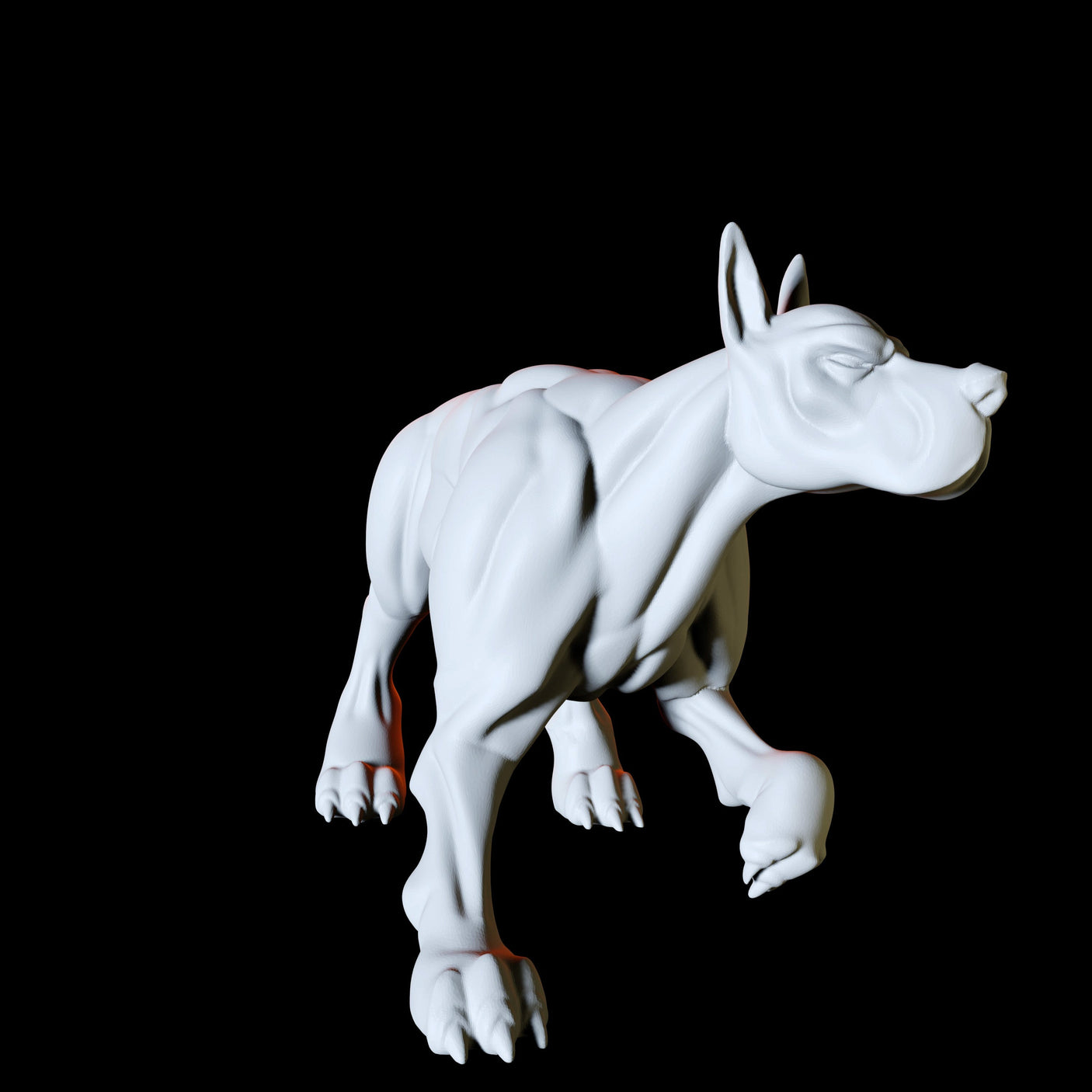 Pack of Dogs Miniature for Dungeons and Dragons, Pathfinder or other TTRPGs