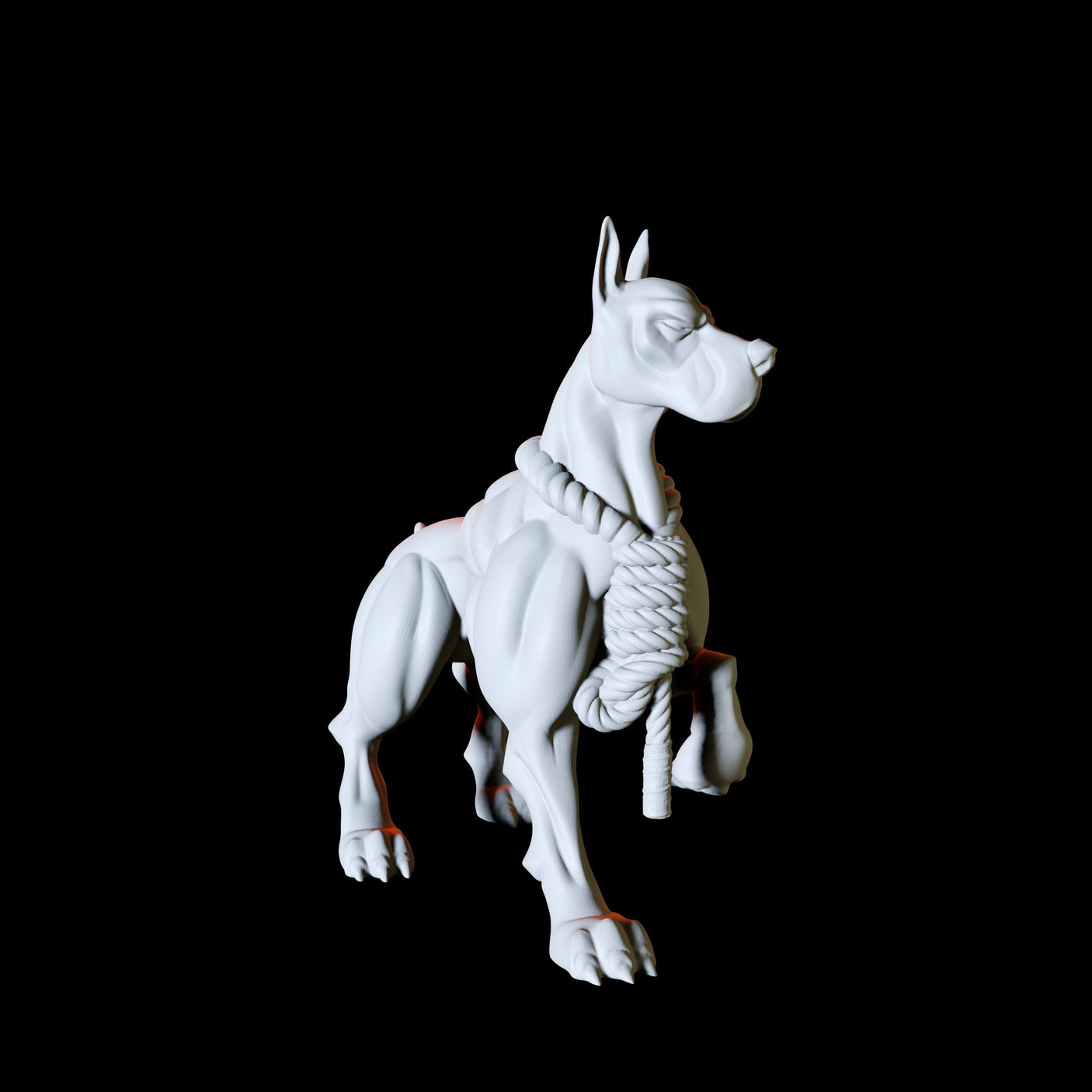 Pack of Dogs Miniature for Dungeons and Dragons, Pathfinder or other TTRPGs