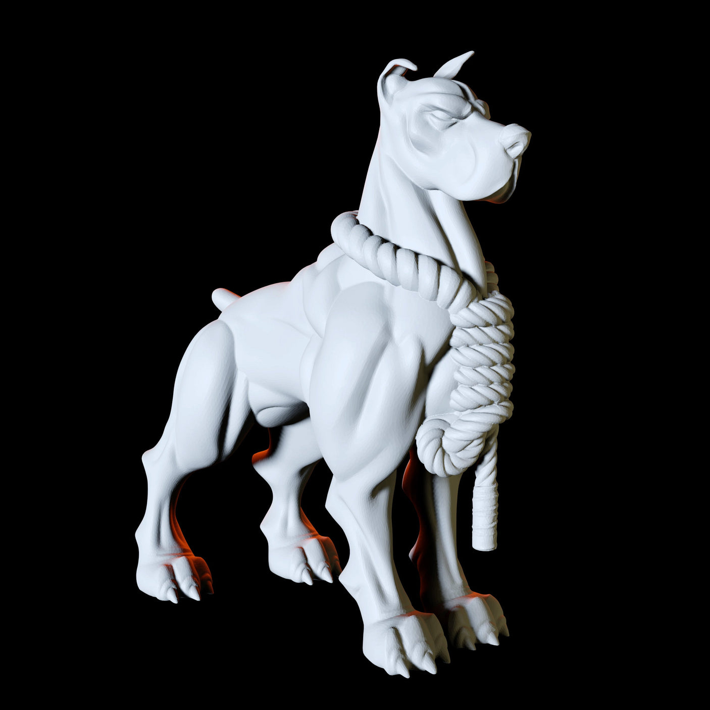 Pack of Dogs Miniature for Dungeons and Dragons, Pathfinder or other TTRPGs