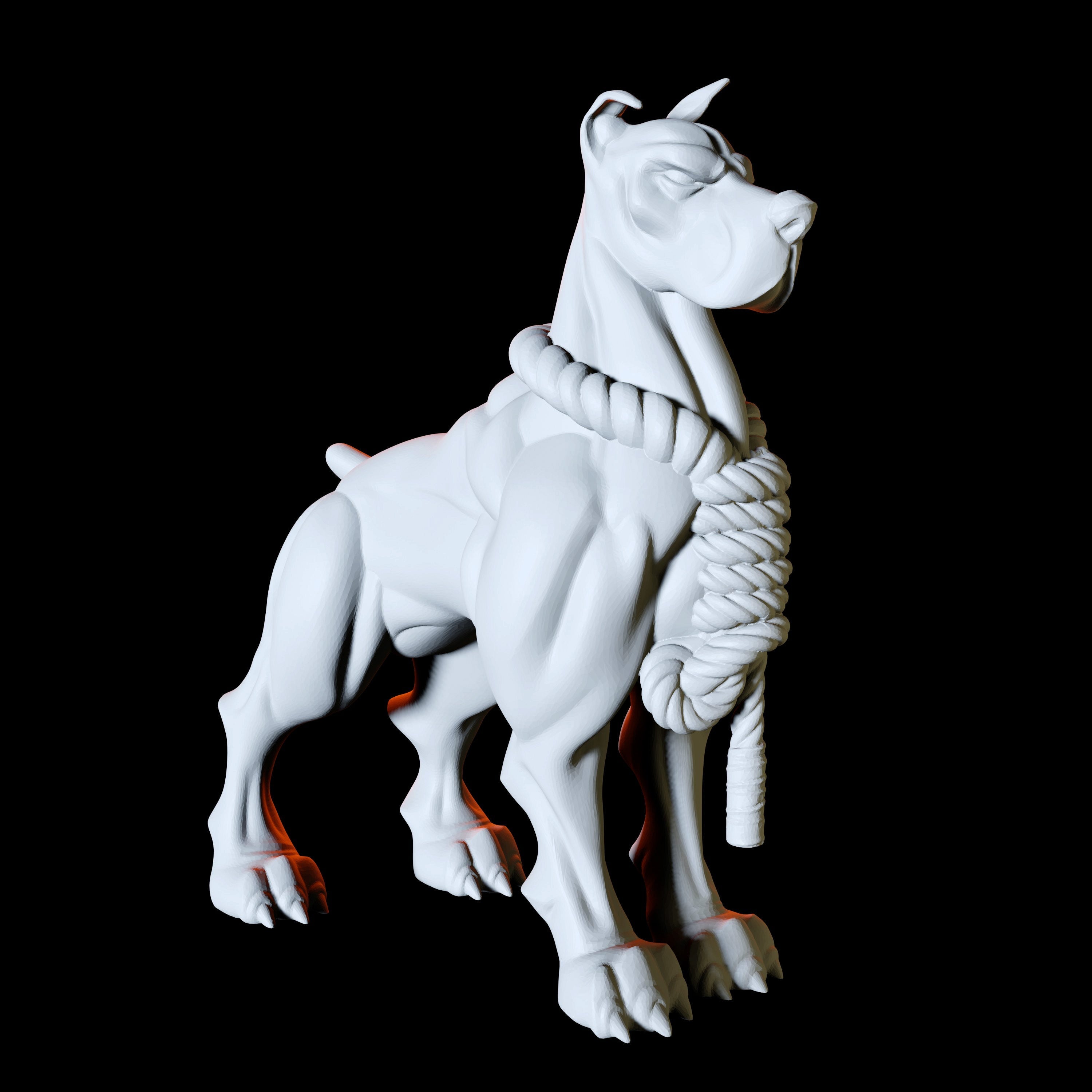 Pack of Dogs Miniature for Dungeons and Dragons - Myth Forged
