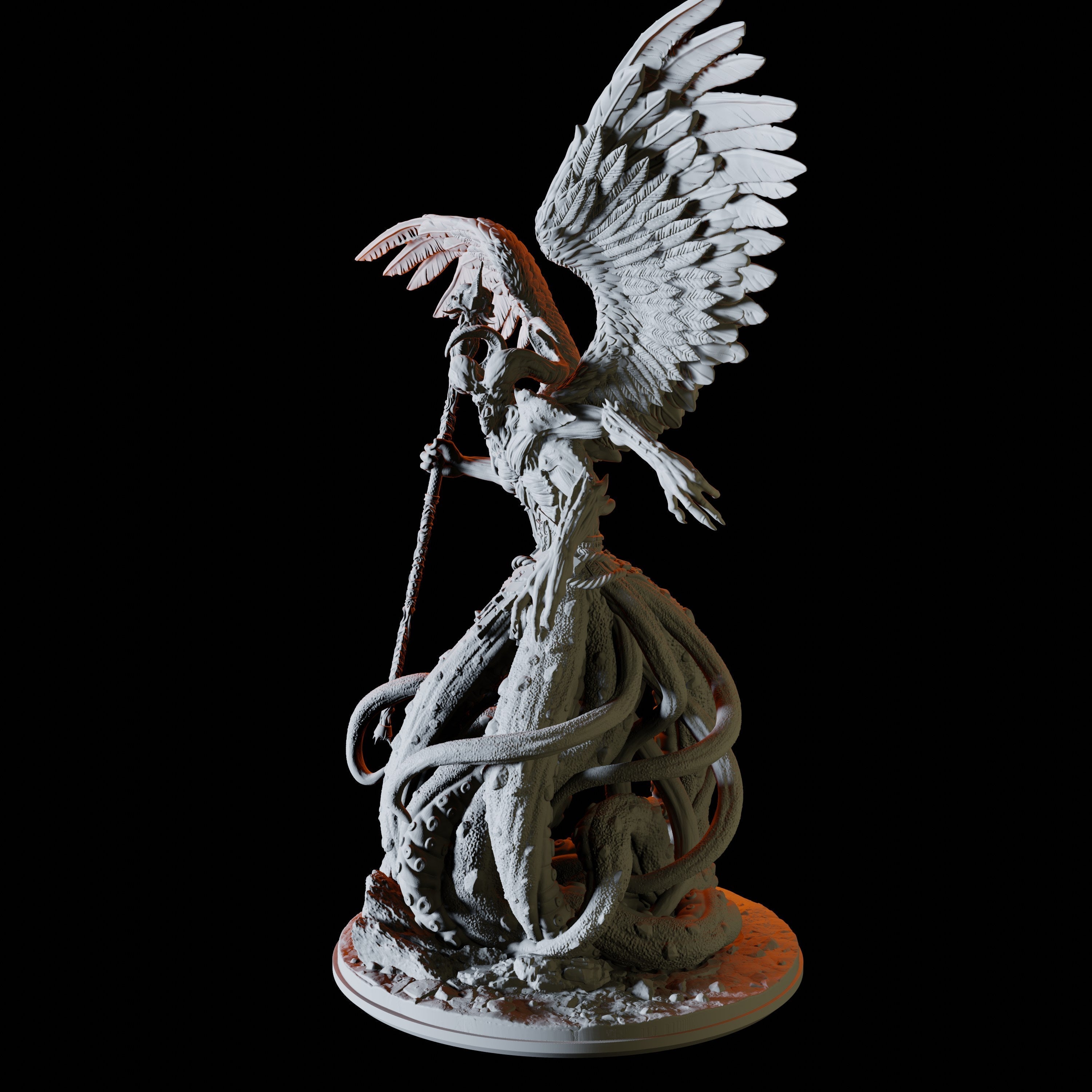 Pazuzu Demon Lord Miniature for Dungeons and Dragons - Myth Forged