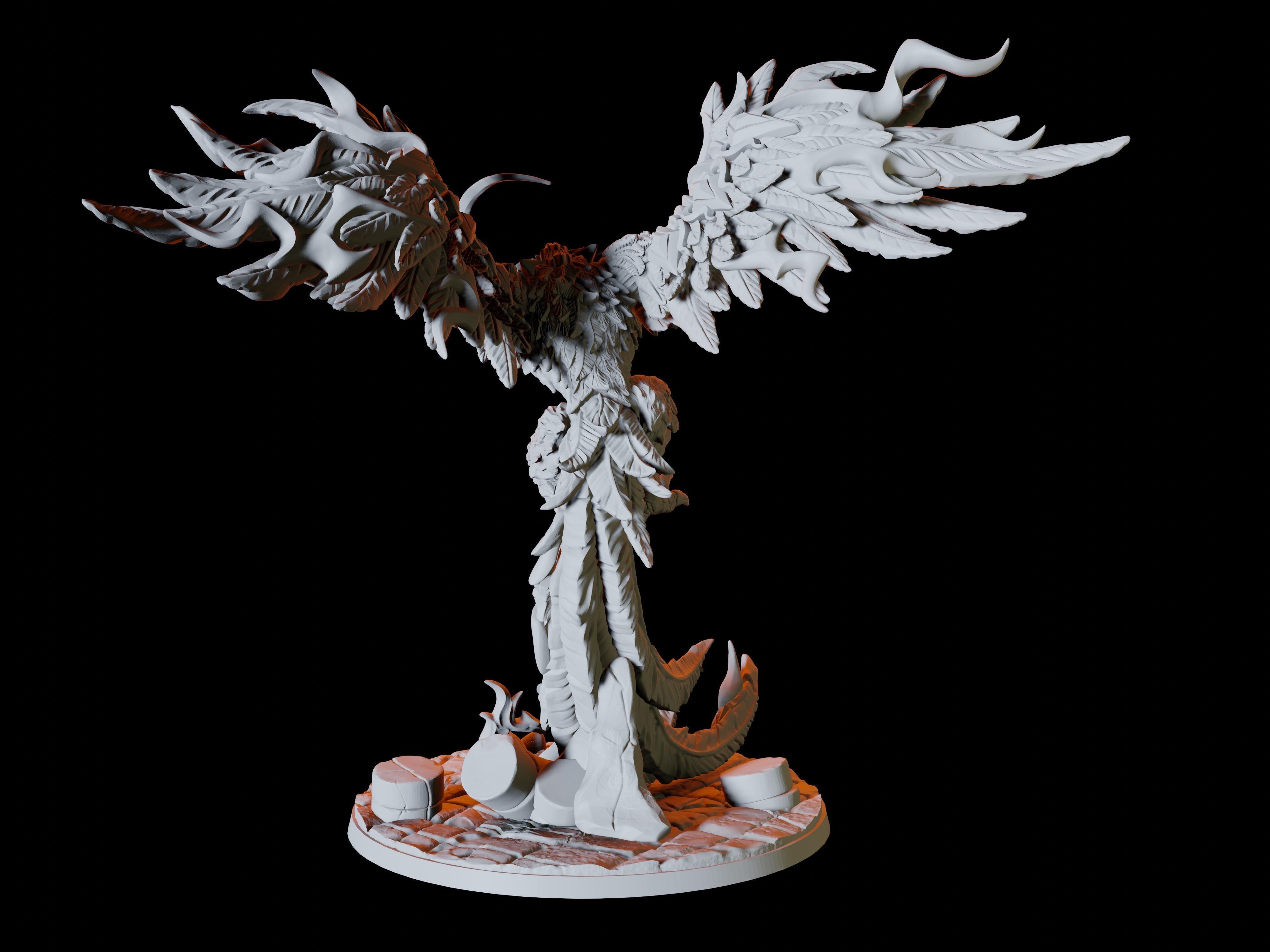 Phoenix Miniature for Dungeons and Dragons - Myth Forged