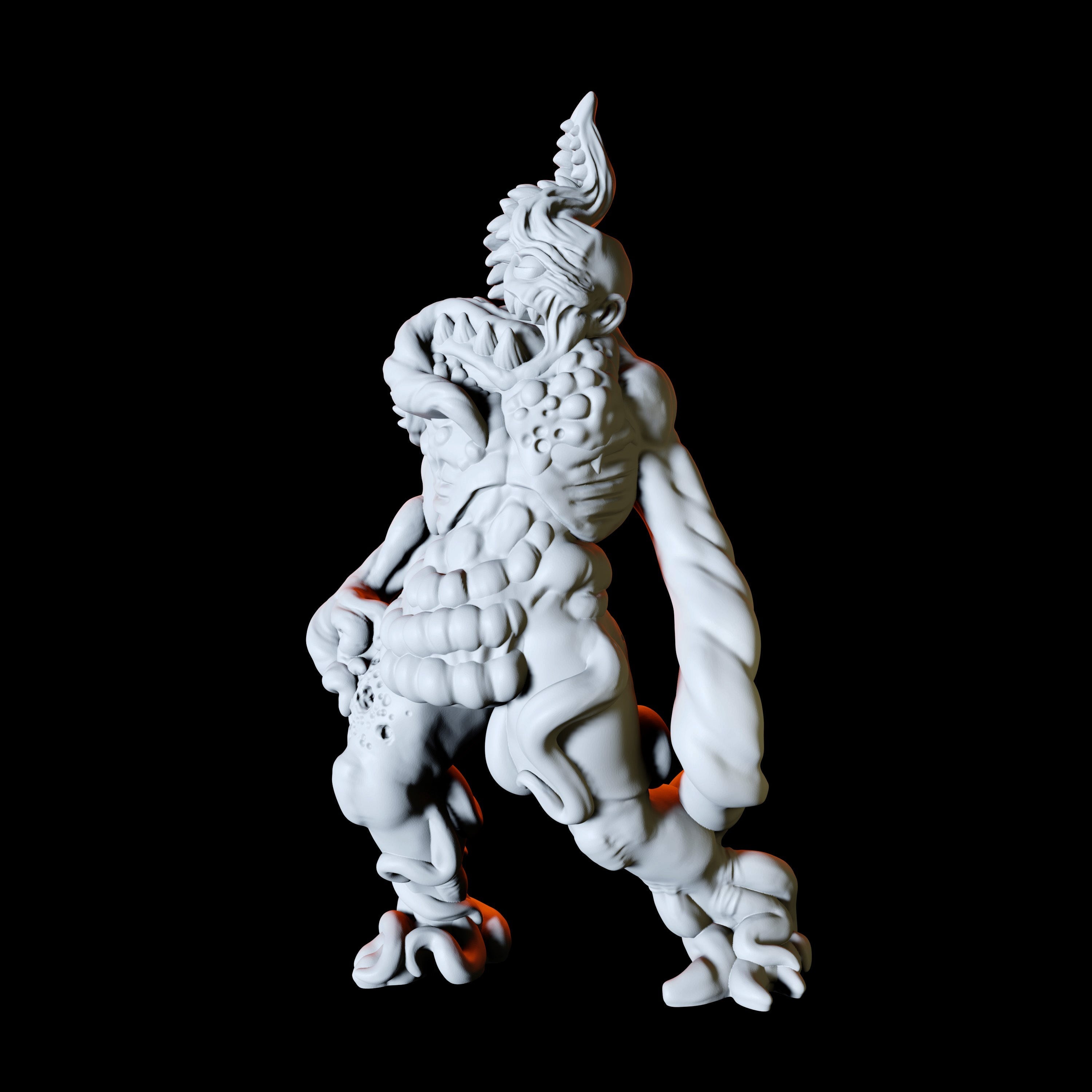 Plague Demon Soldier Miniatures for Dungeons and Dragons - Myth Forged