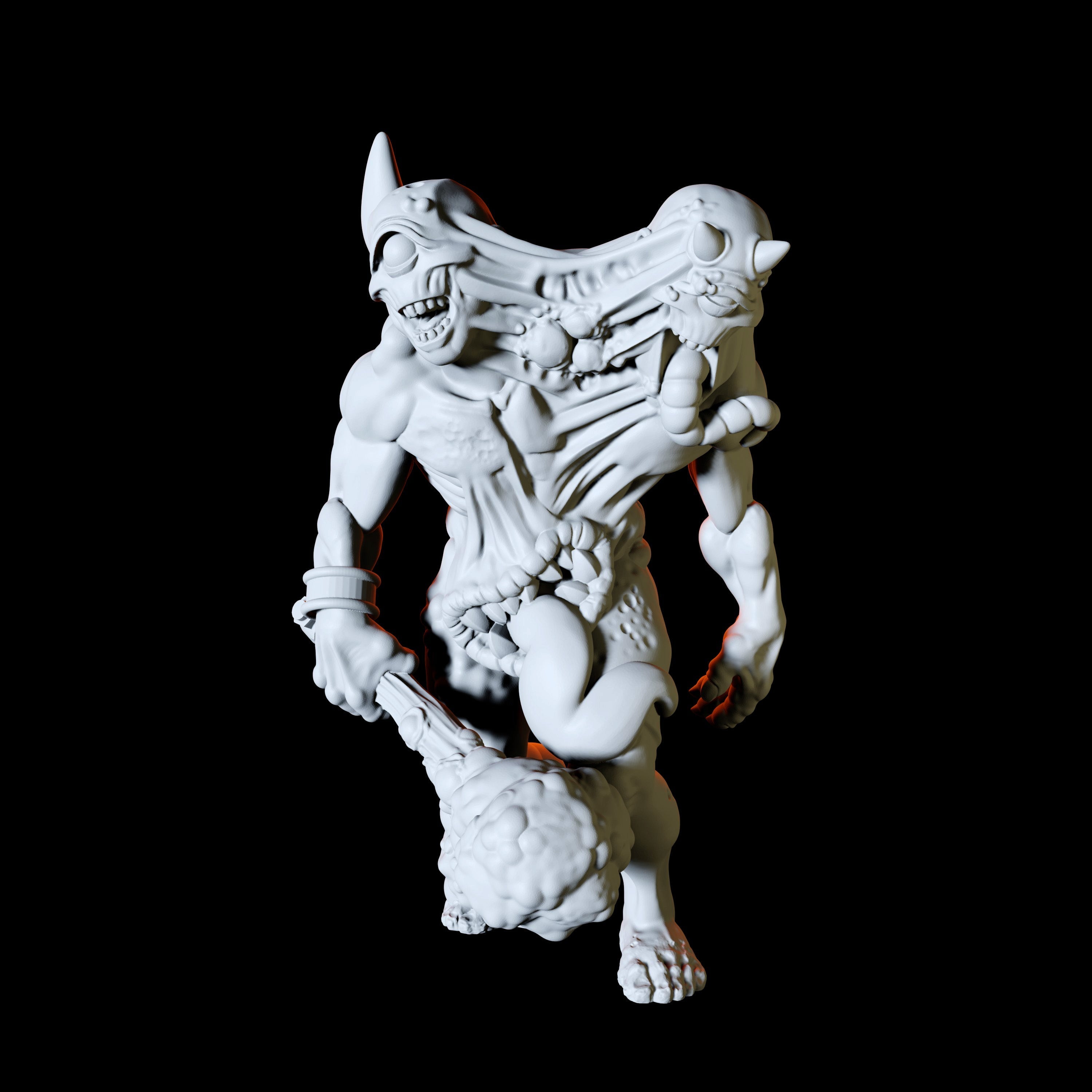 Plague Demon Soldier Miniatures for Dungeons and Dragons - Myth Forged