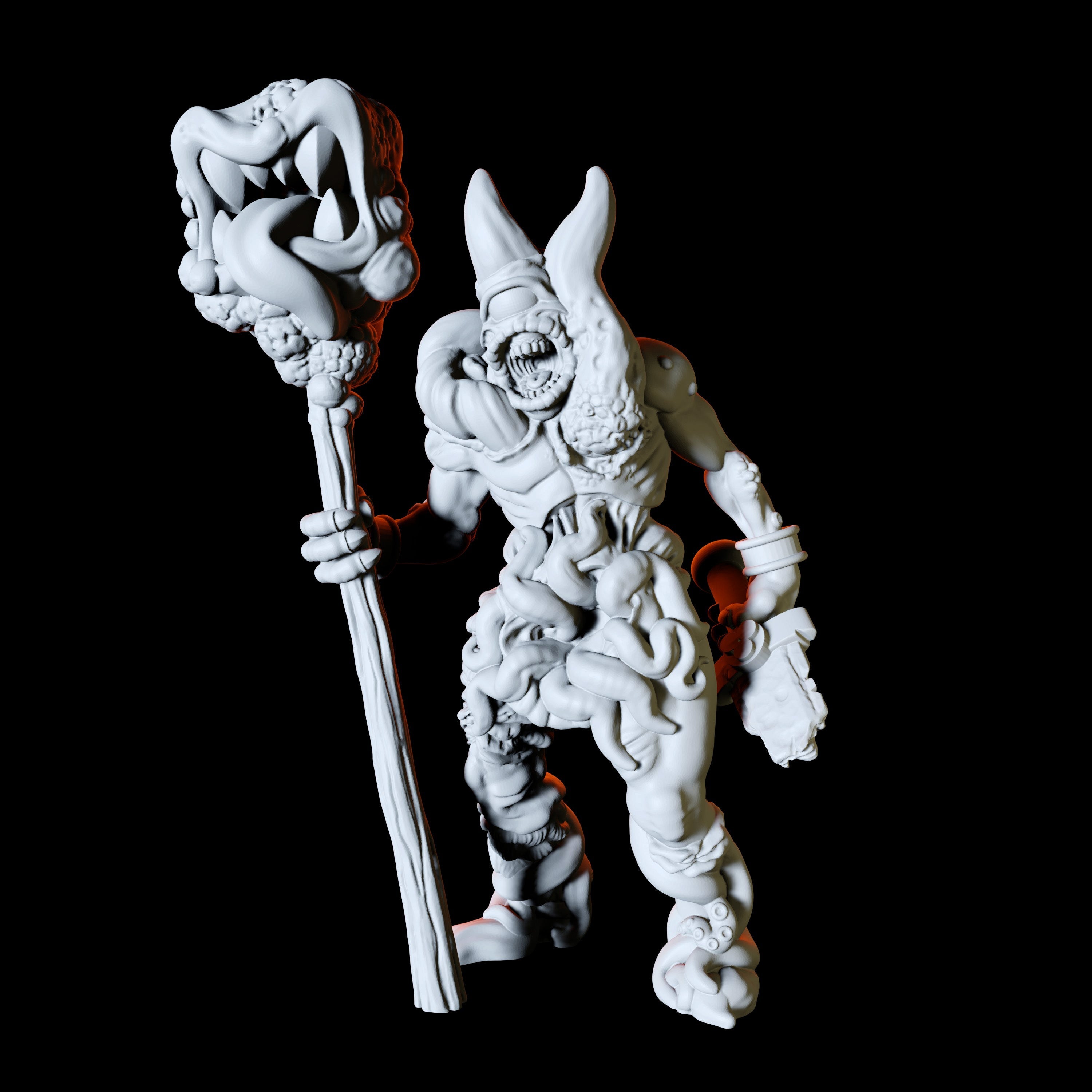 Plague Demon Soldier Miniatures for Dungeons and Dragons - Myth Forged