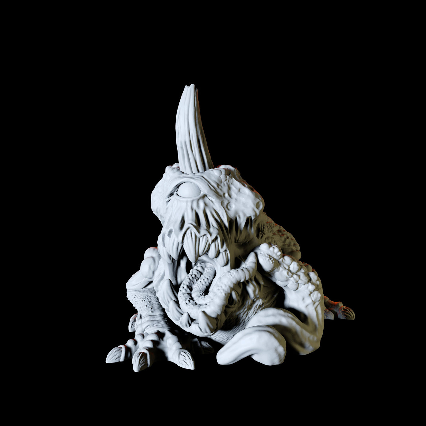Plague Hezrou Miniature for Dungeons and Dragons, Pathfinder or other TTRPGs