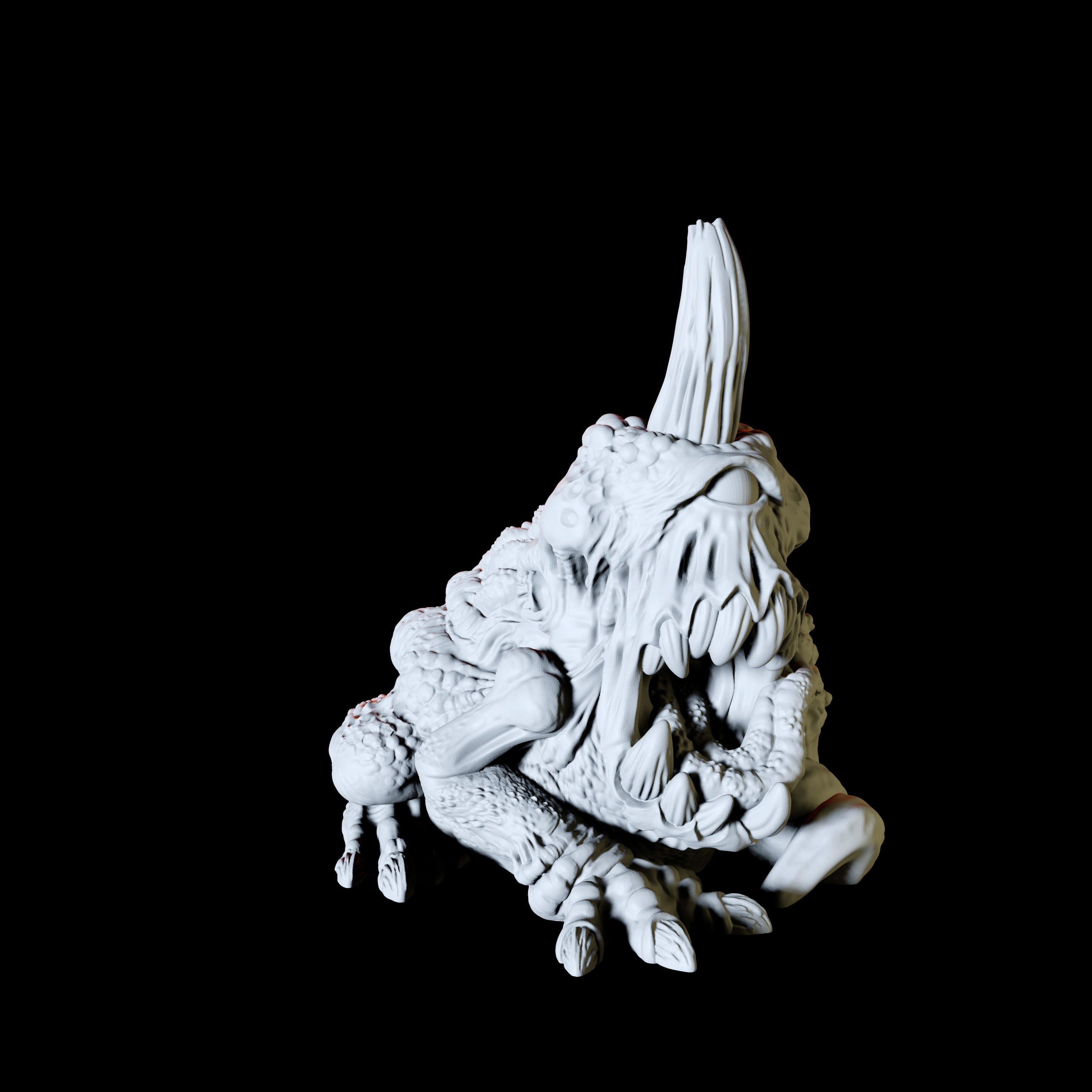 Demon Toad or Plague Hezrou Miniatures for Dungeons and Dragons - Myth Forged