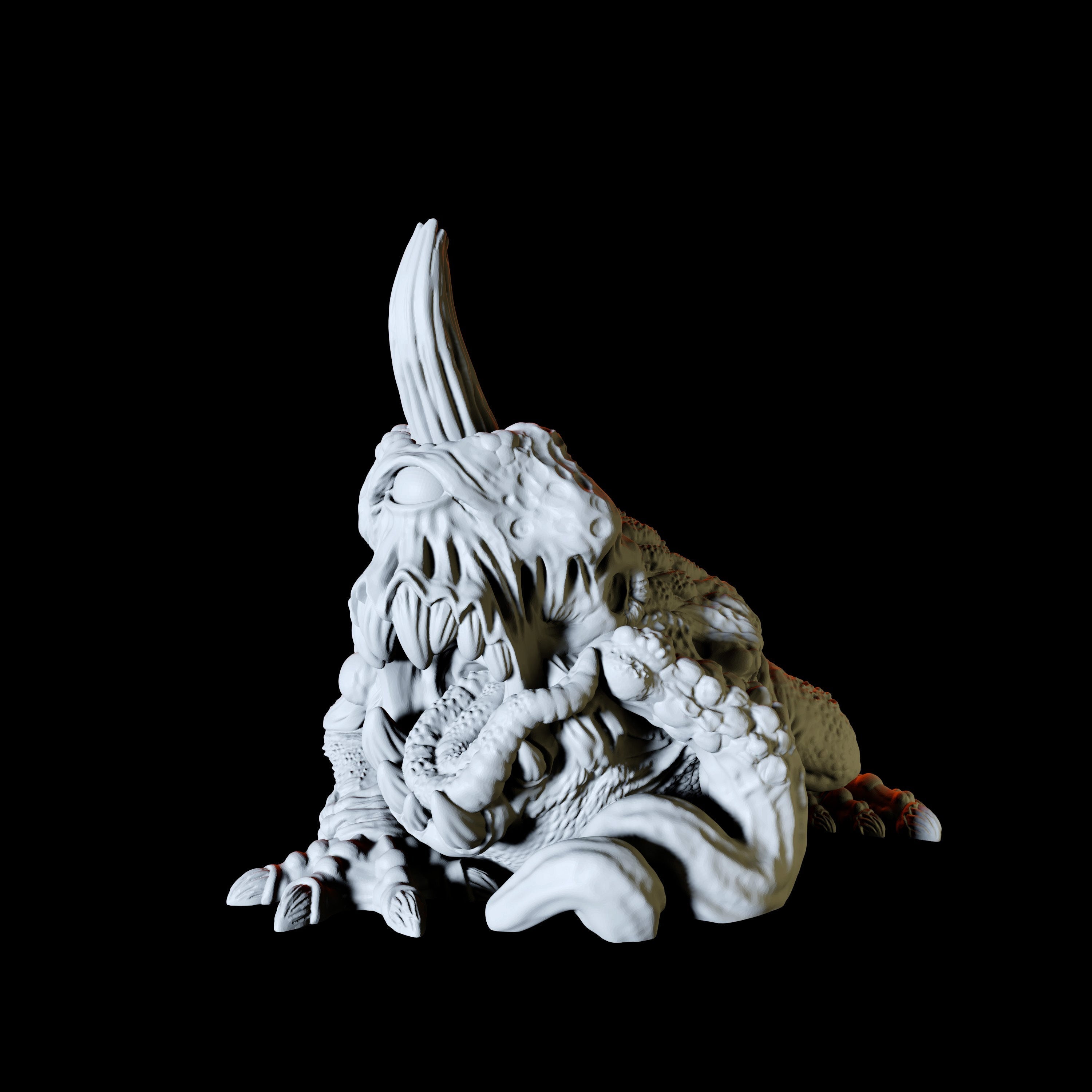 Demon Toad or Plague Hezrou Miniatures for Dungeons and Dragons - Myth Forged