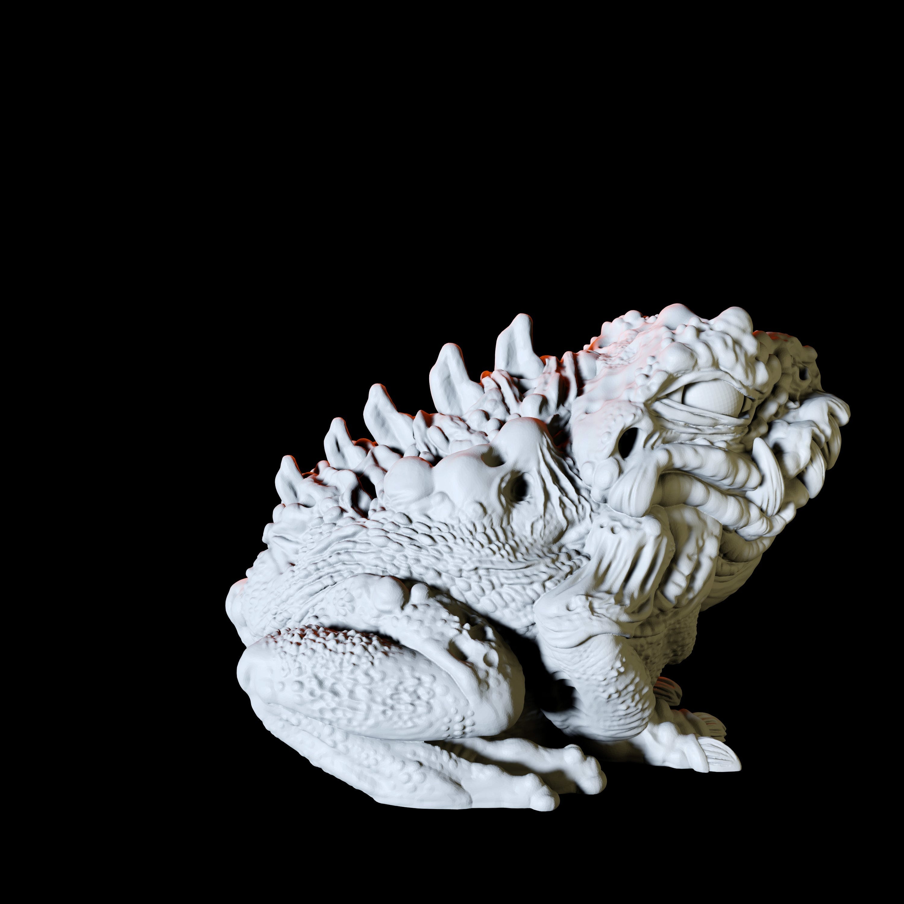 Demon Toad or Plague Hezrou Miniatures for Dungeons and Dragons - Myth Forged