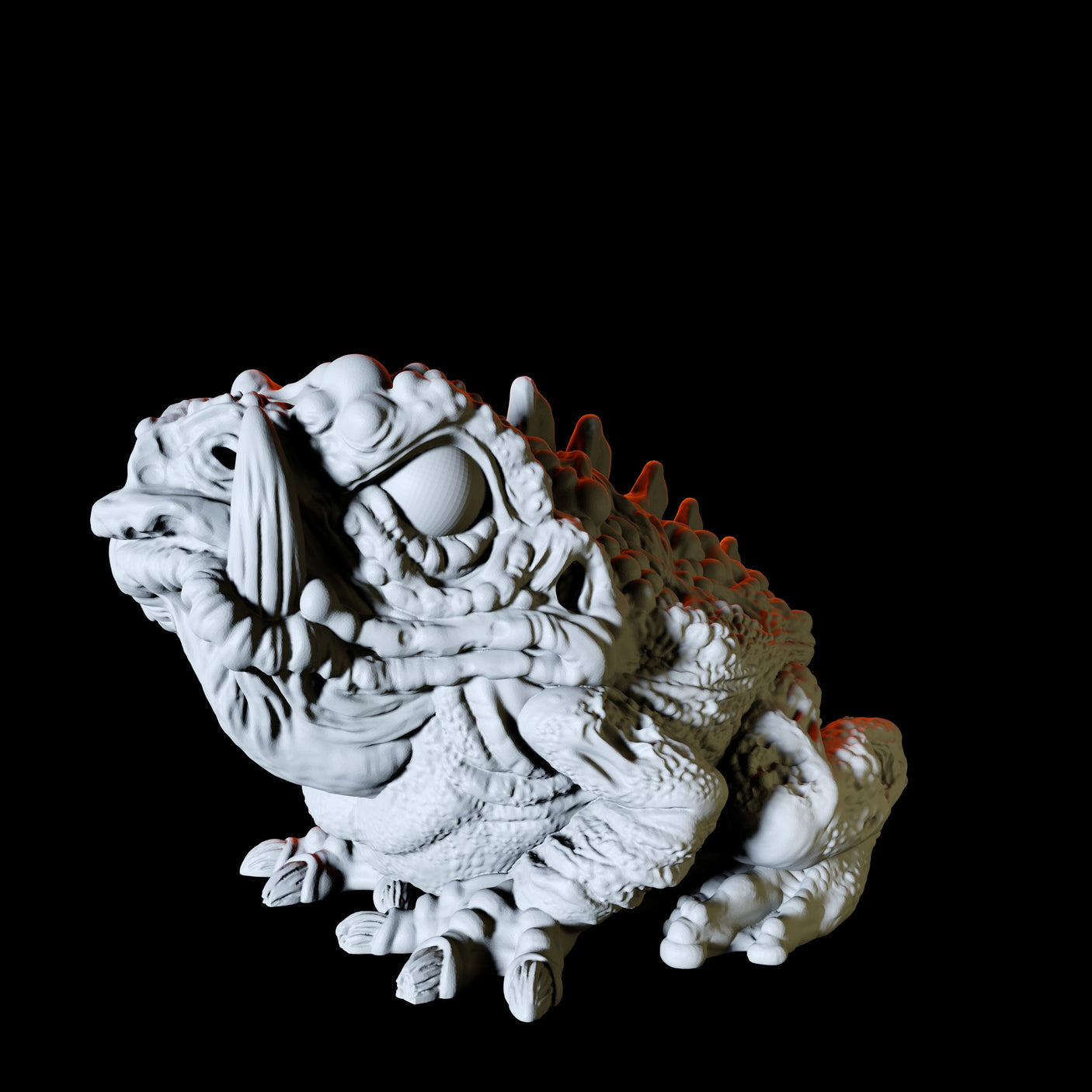 Plague Hezrou Miniature for Dungeons and Dragons, Pathfinder or other TTRPGs